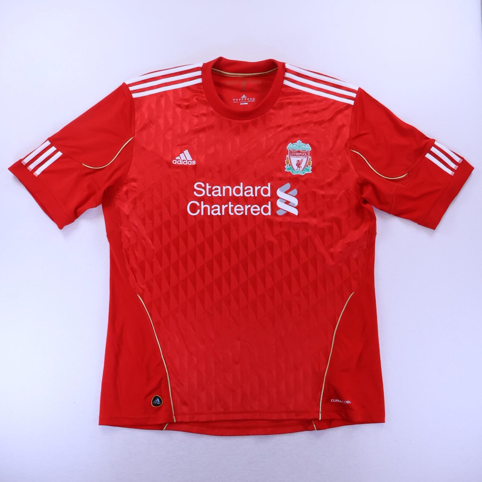 Liverpool F.C Gerrard #8 2010/12 Home Shirt - 2XL