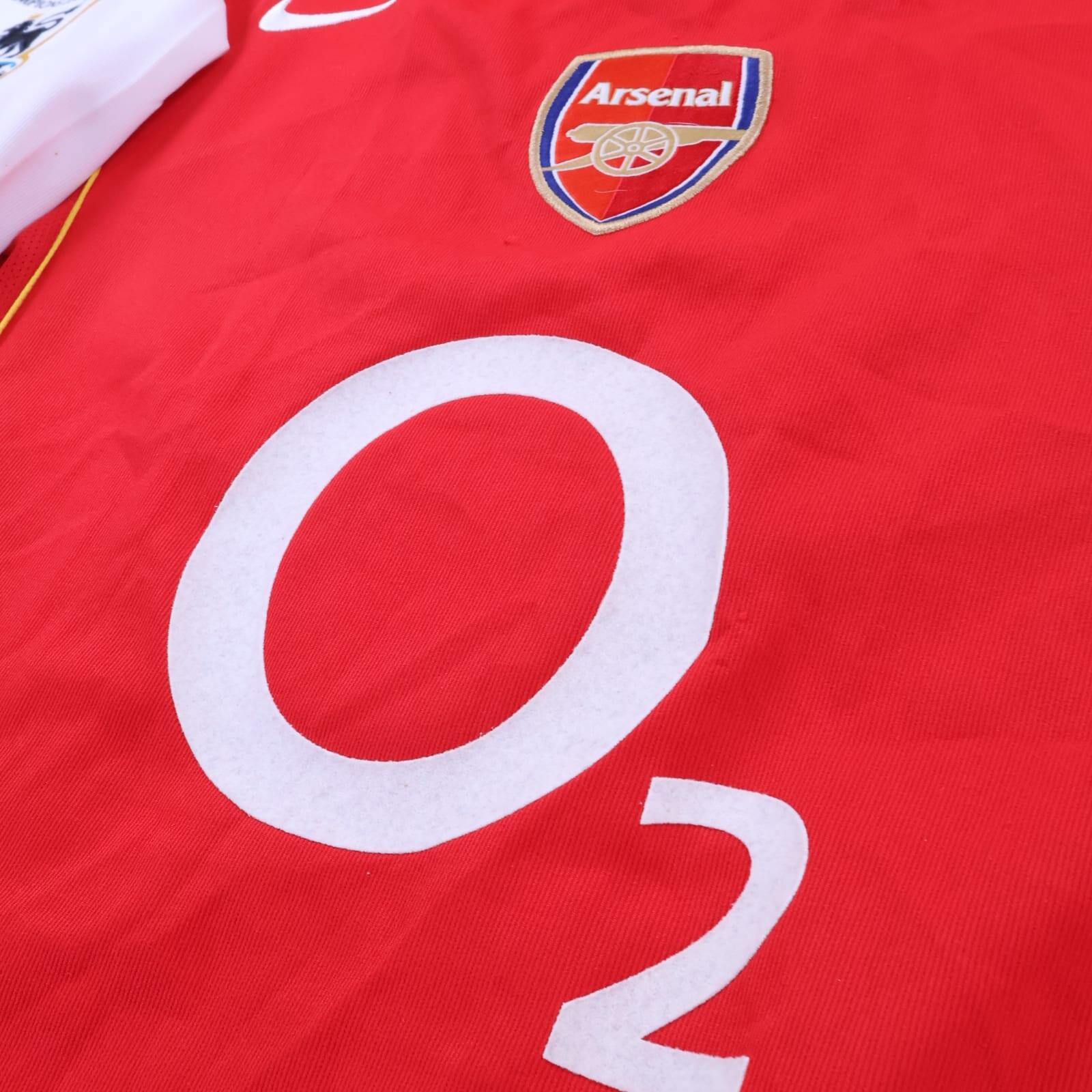 Arsenal Henry #14 2004/05 Home Shirt - L