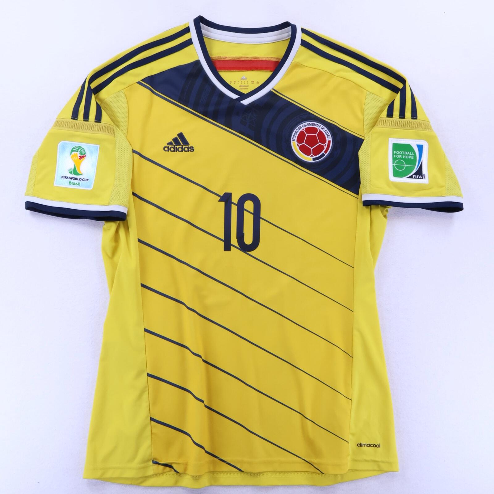 Colombia James #10 2014/15 Home Shirt - L