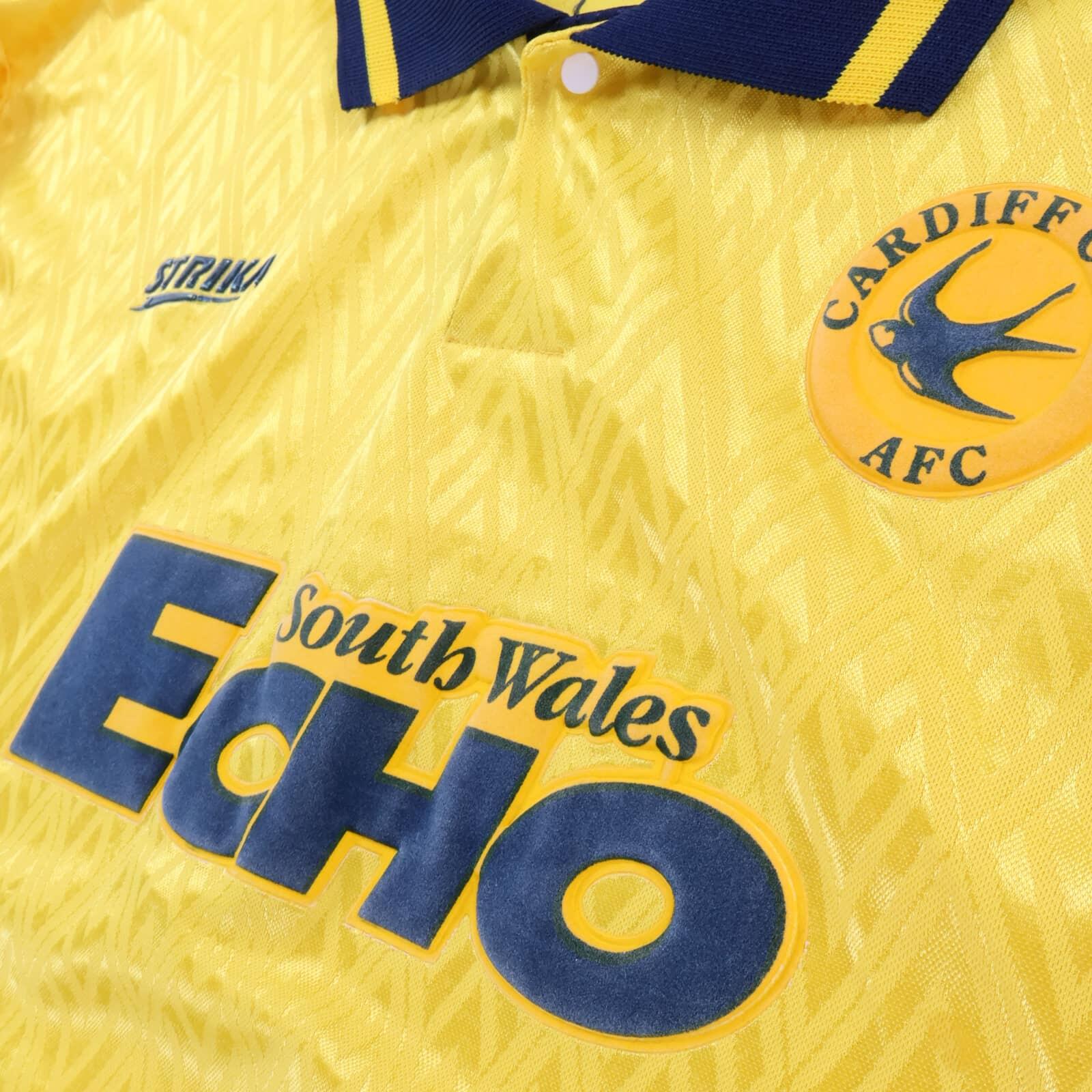 Cardiff City Fc 1994/95 Away Shirt - L