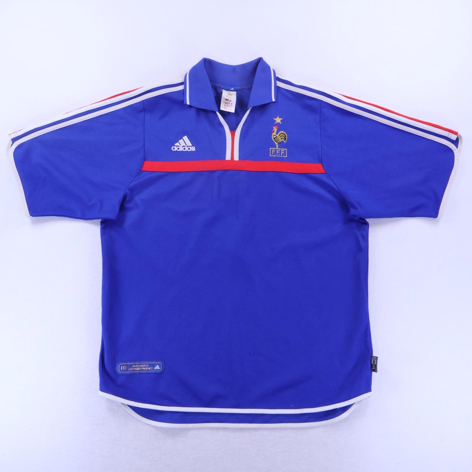 France Raul #7 2000/02 Home Shirt - L