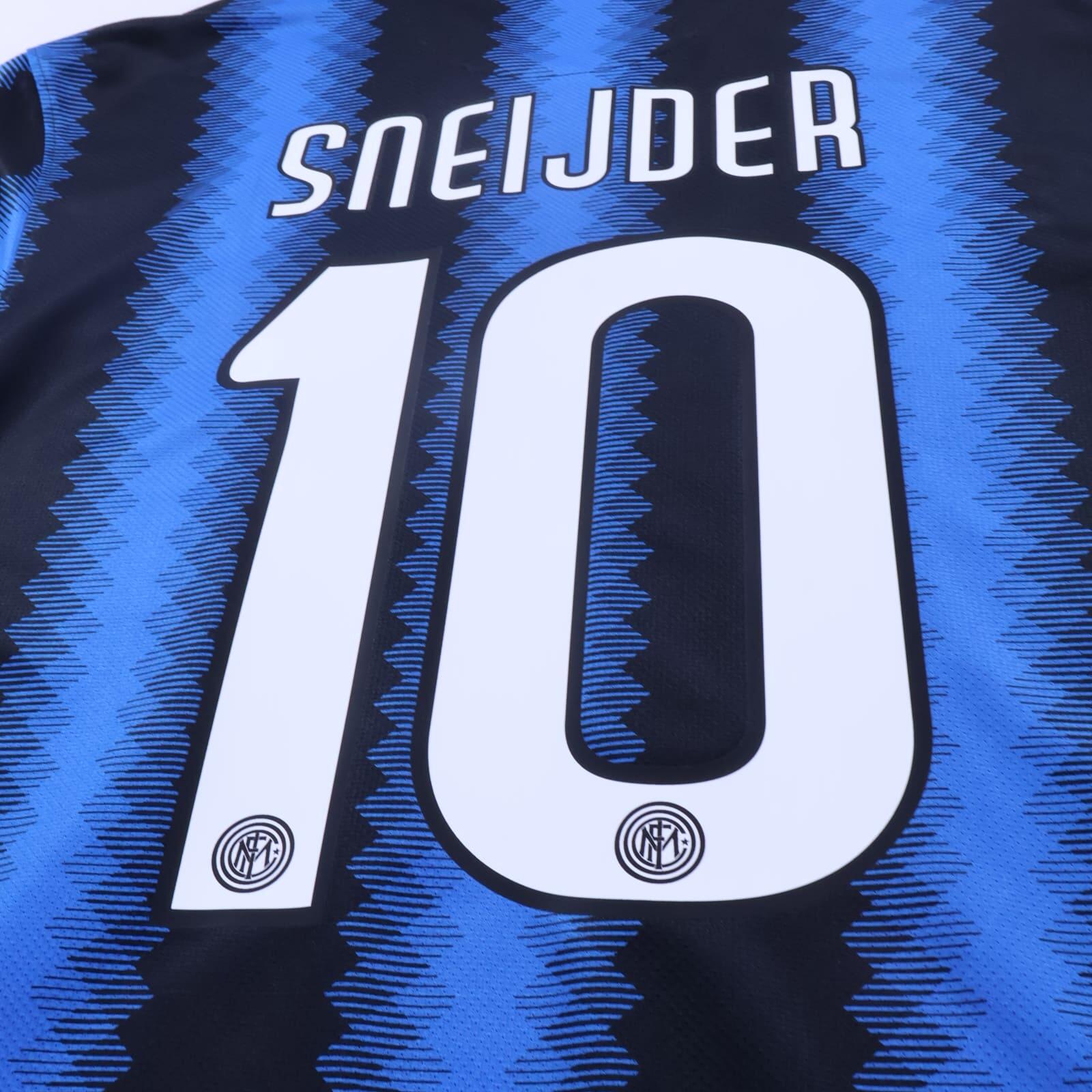 Inter Milan Sneijder #10 2010/11 Home Shirt - M