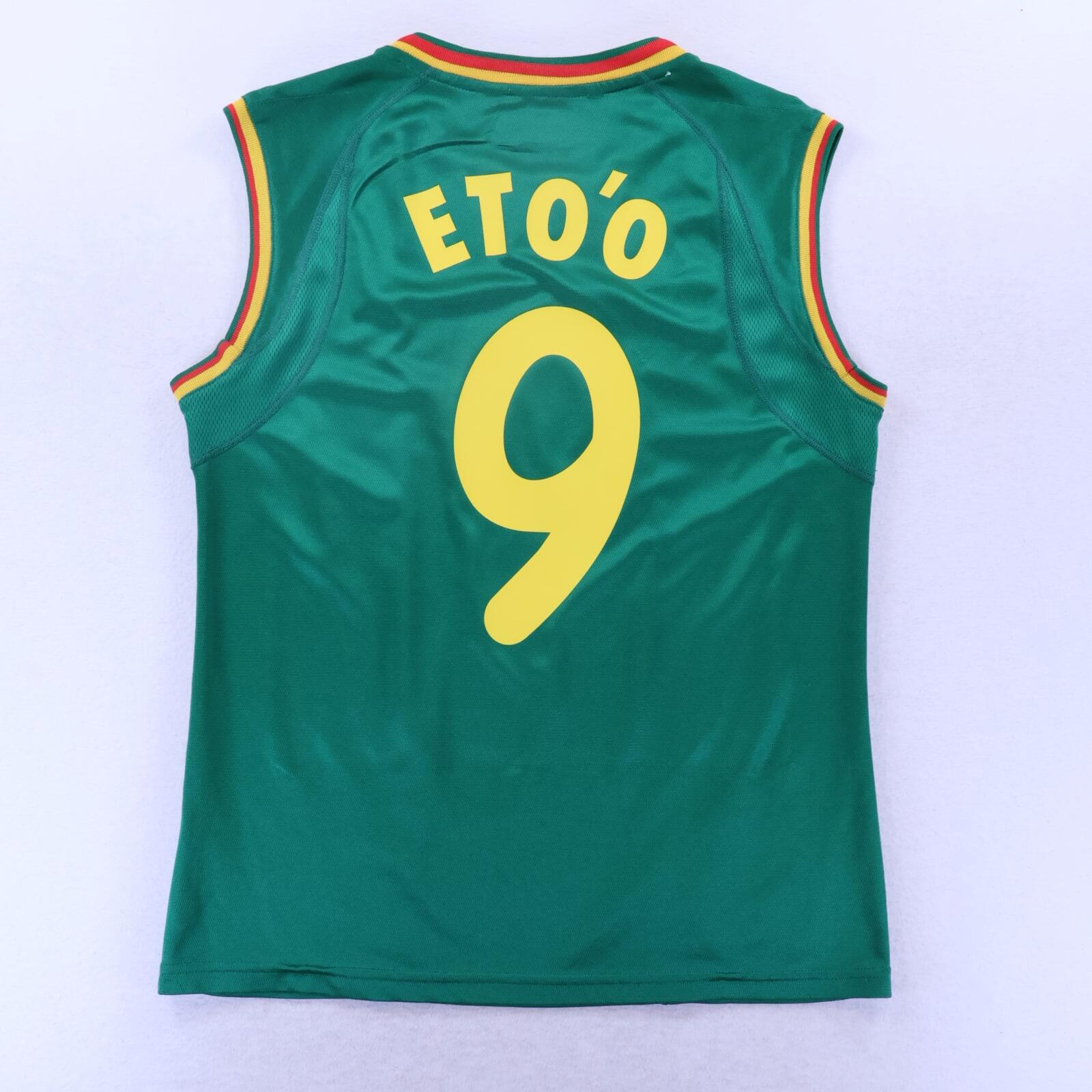 Cameroon Eto'O #9 2002/03 Home Shirt - L