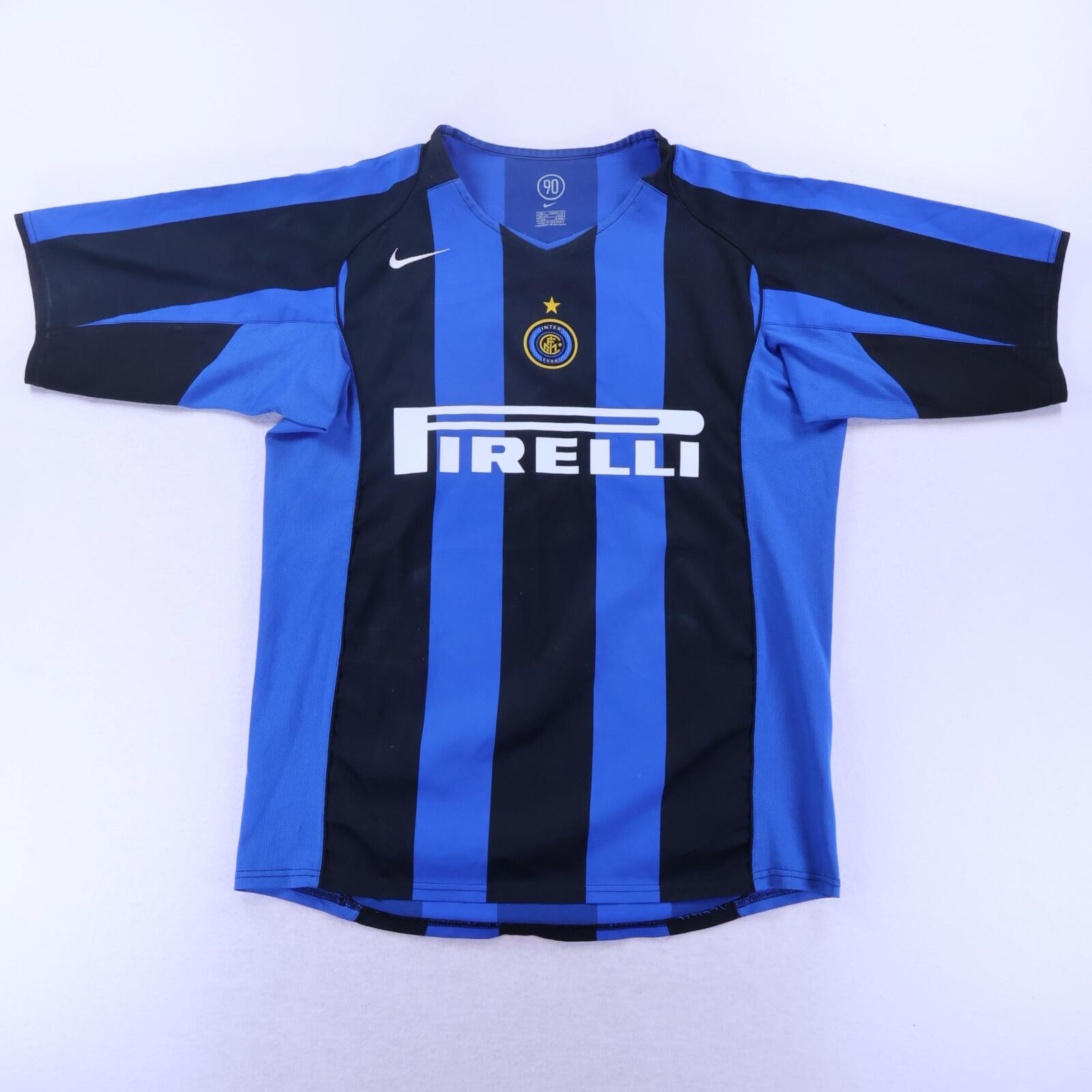 Inter Milan Adriano #10 2003/04 Home Shirt - L