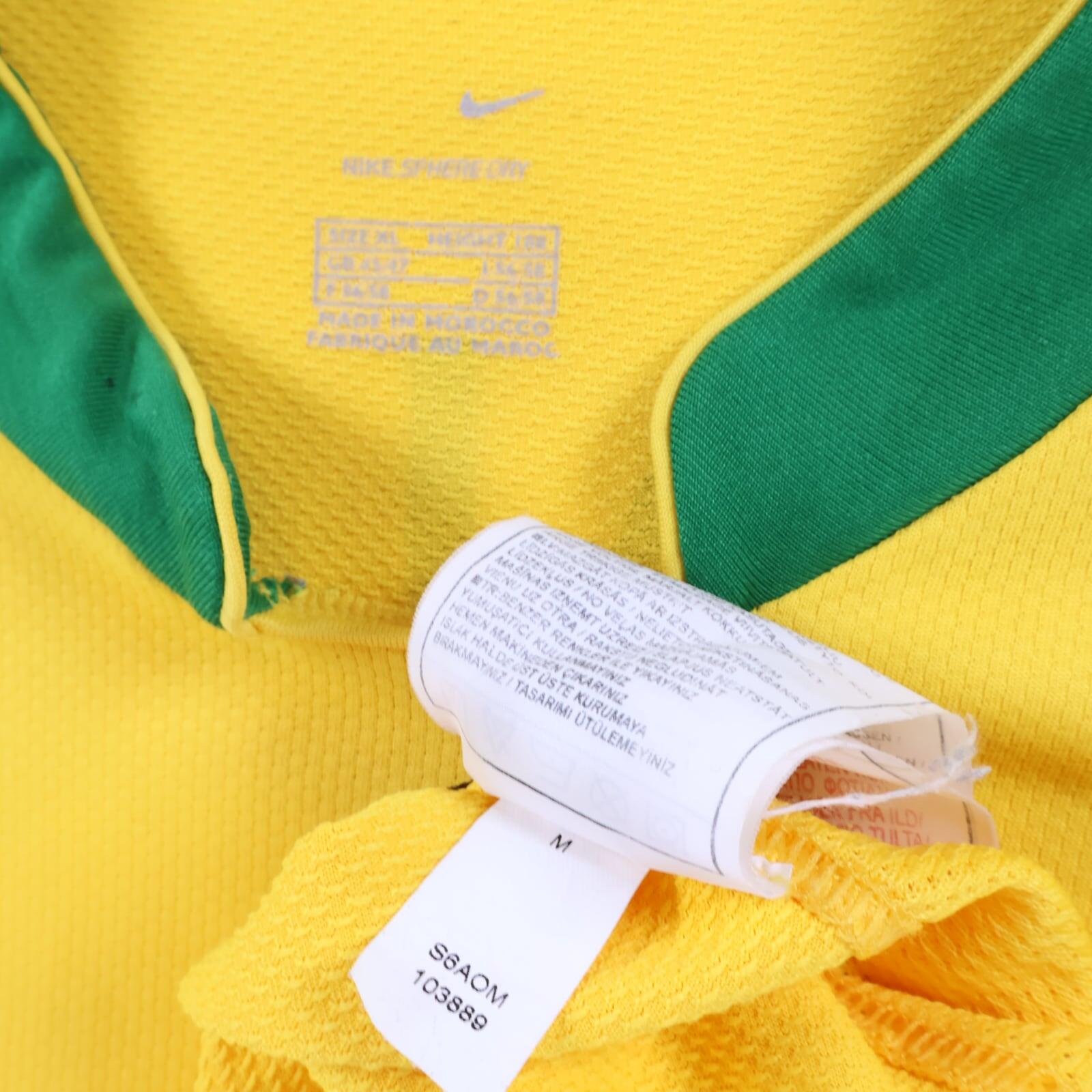 Brazil Ronaldinho #10 2006/08 Home Shirt - XL