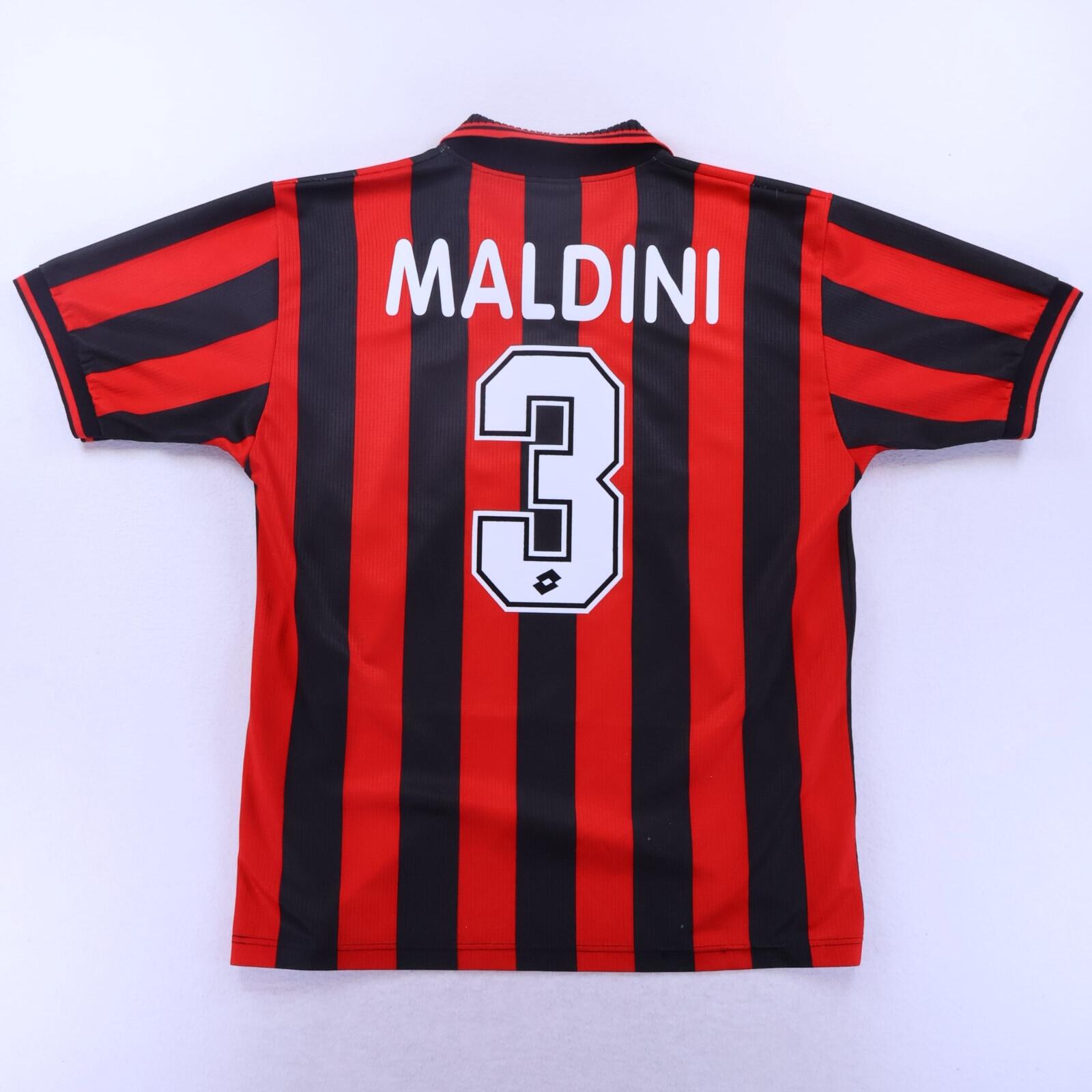 Ac Milan Maldini #3 1997/98 Home Shirt - XL