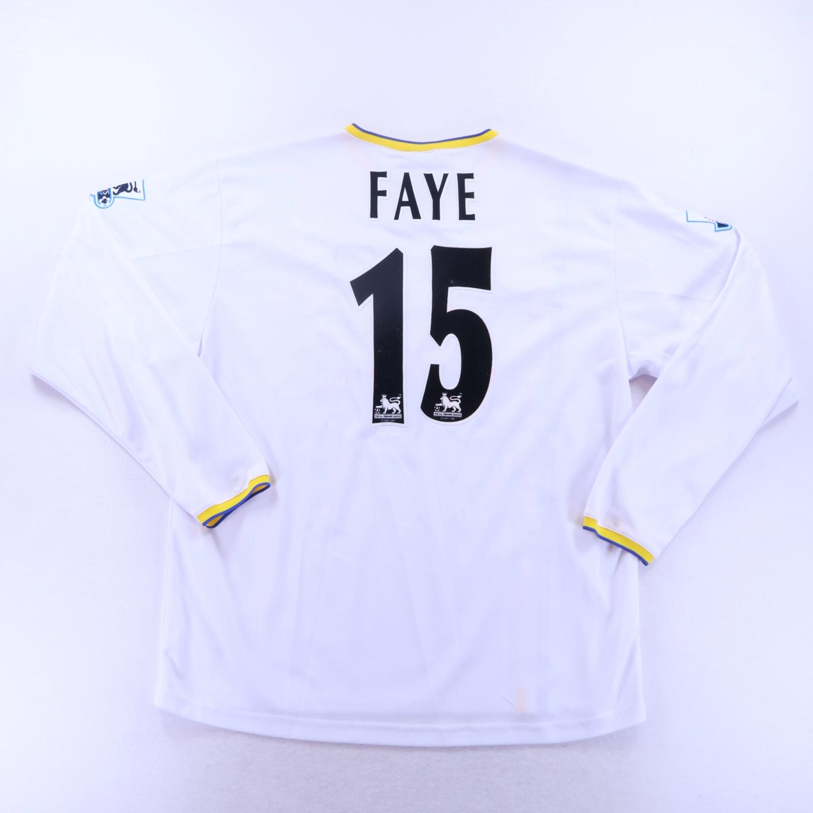 Portsmouth F.C Faye #15 2003/05 Third Shirt - Long Sleeve - XL