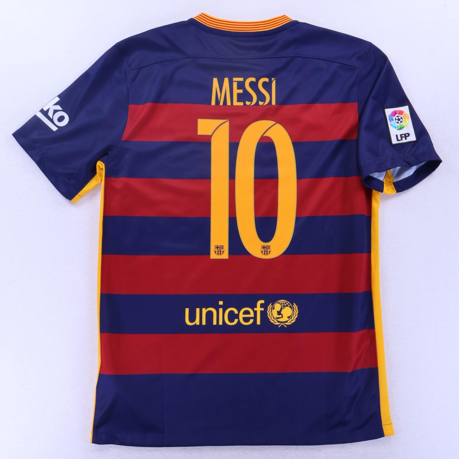 Barcelona Messi #10 2015/16 Home Shirt - M