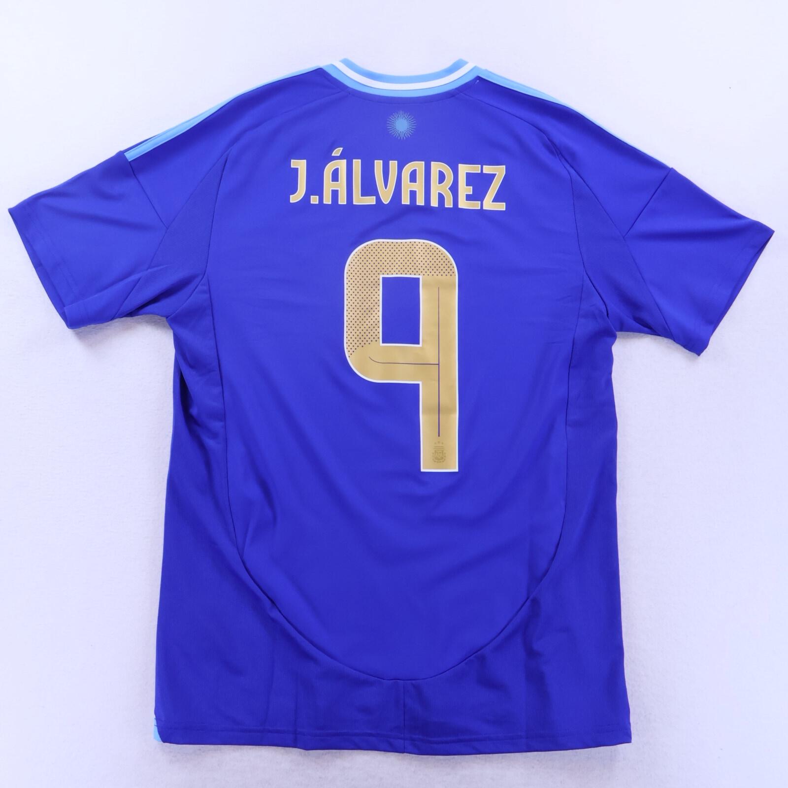 *MINT* Argentina J. Alvarez #9 2024/25 Away Shirt - M
