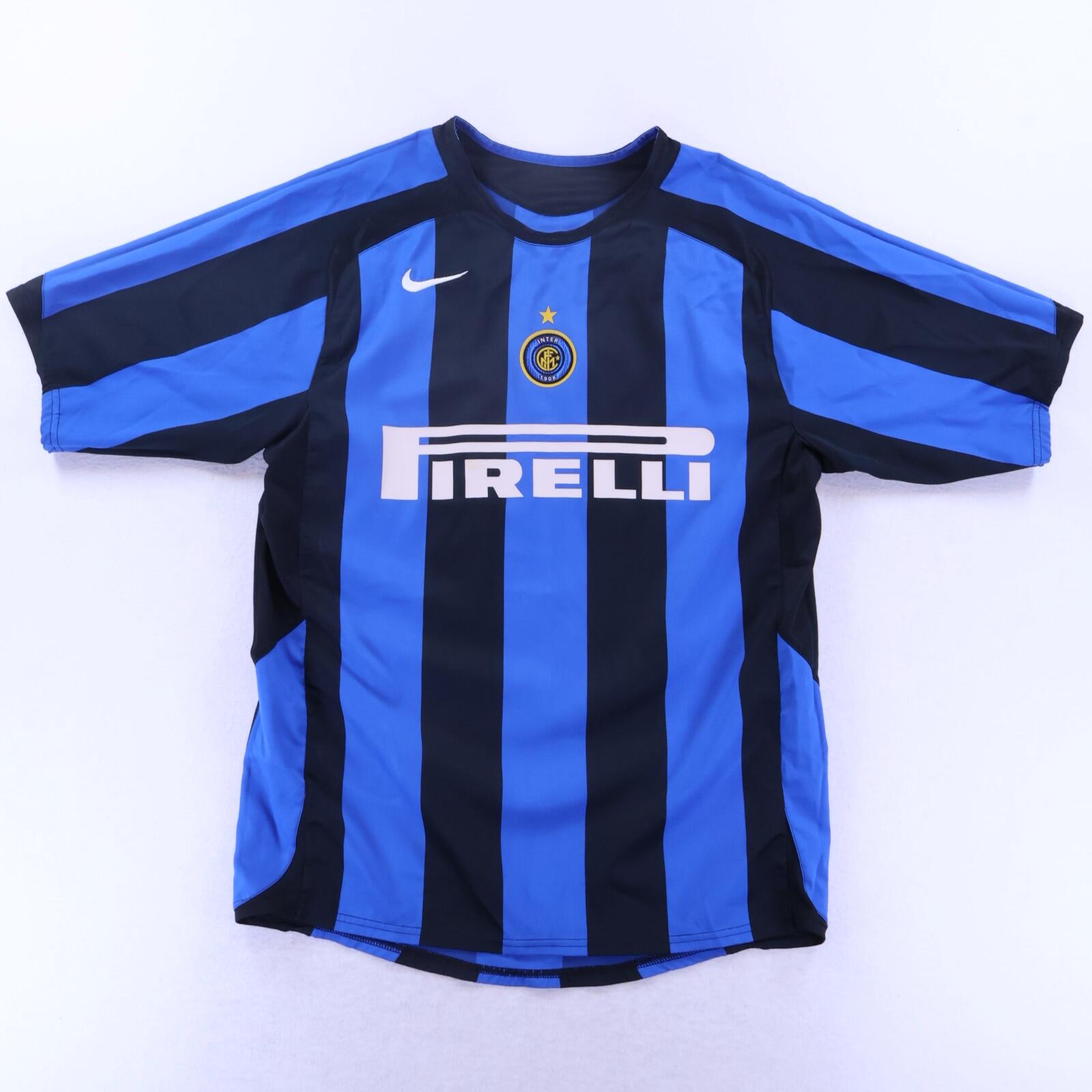 Inter Milan Adriano #10 2004/05 Home Shirt - M