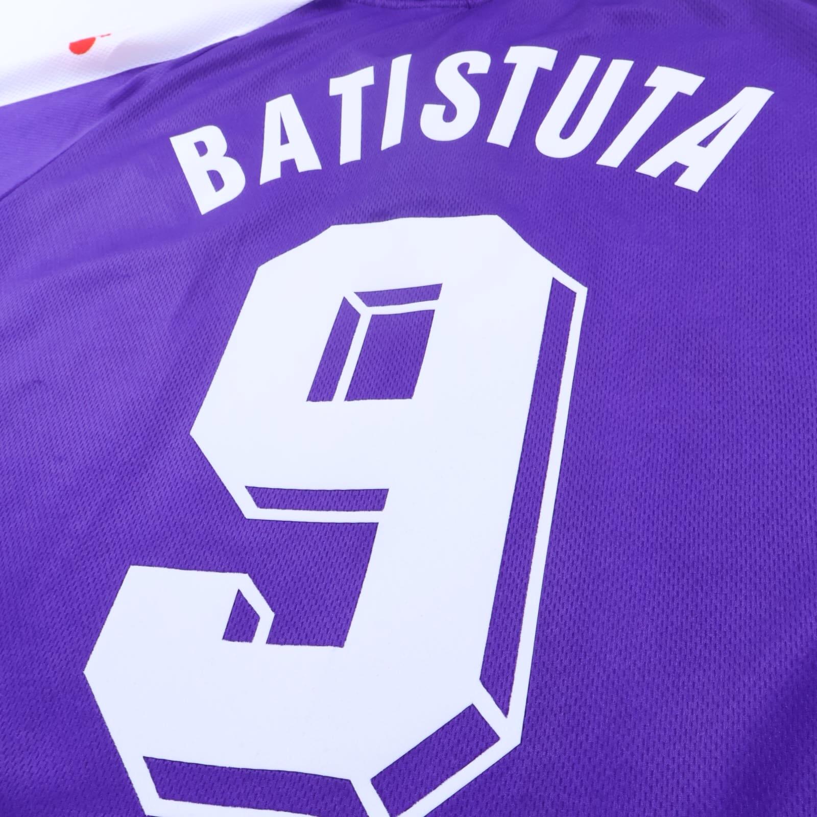 Fiorentina Batistuta #9 1998/99 Home Shirt - L