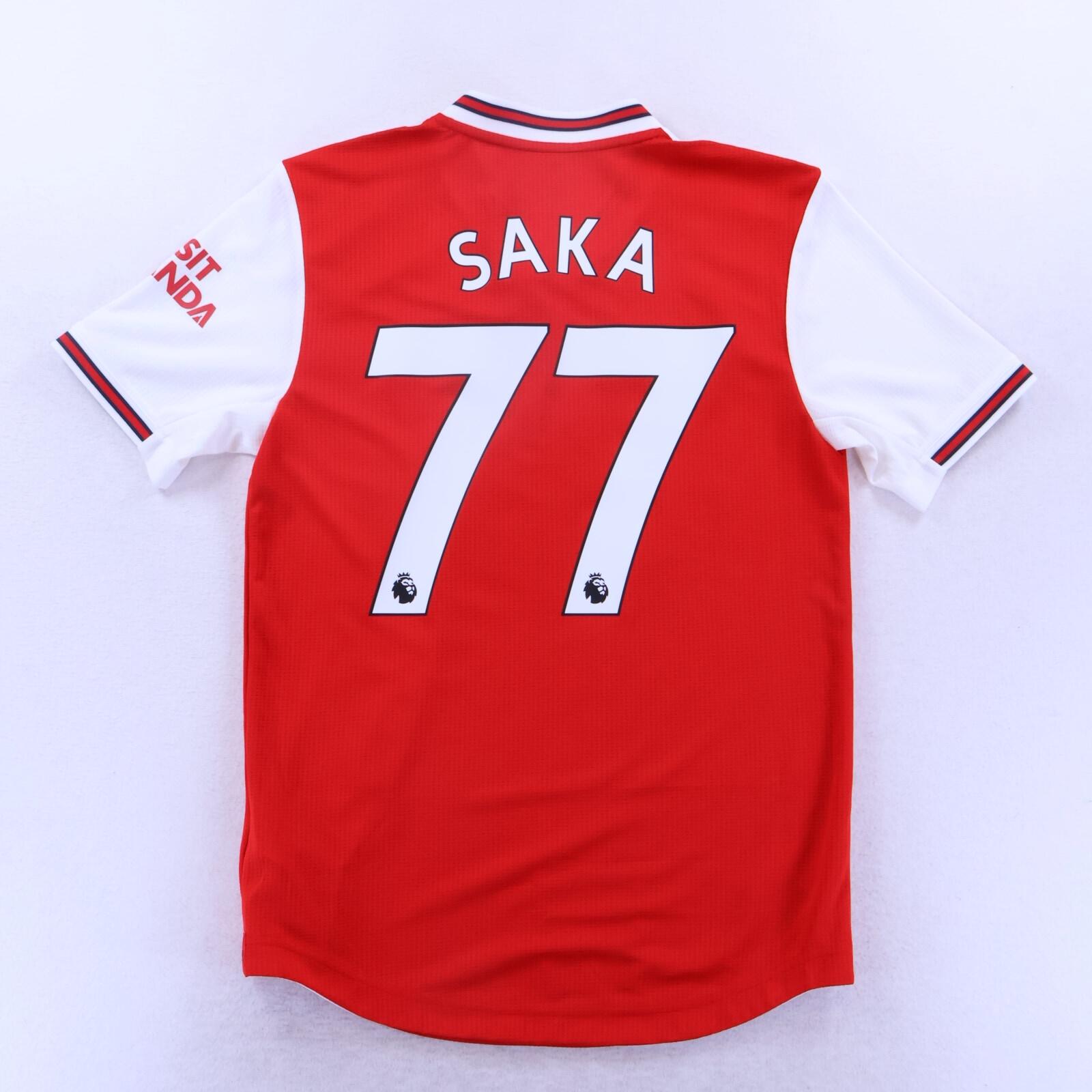*NWT* Arsenal Saka #77 2019/20 Kit Room Home Shirt - S