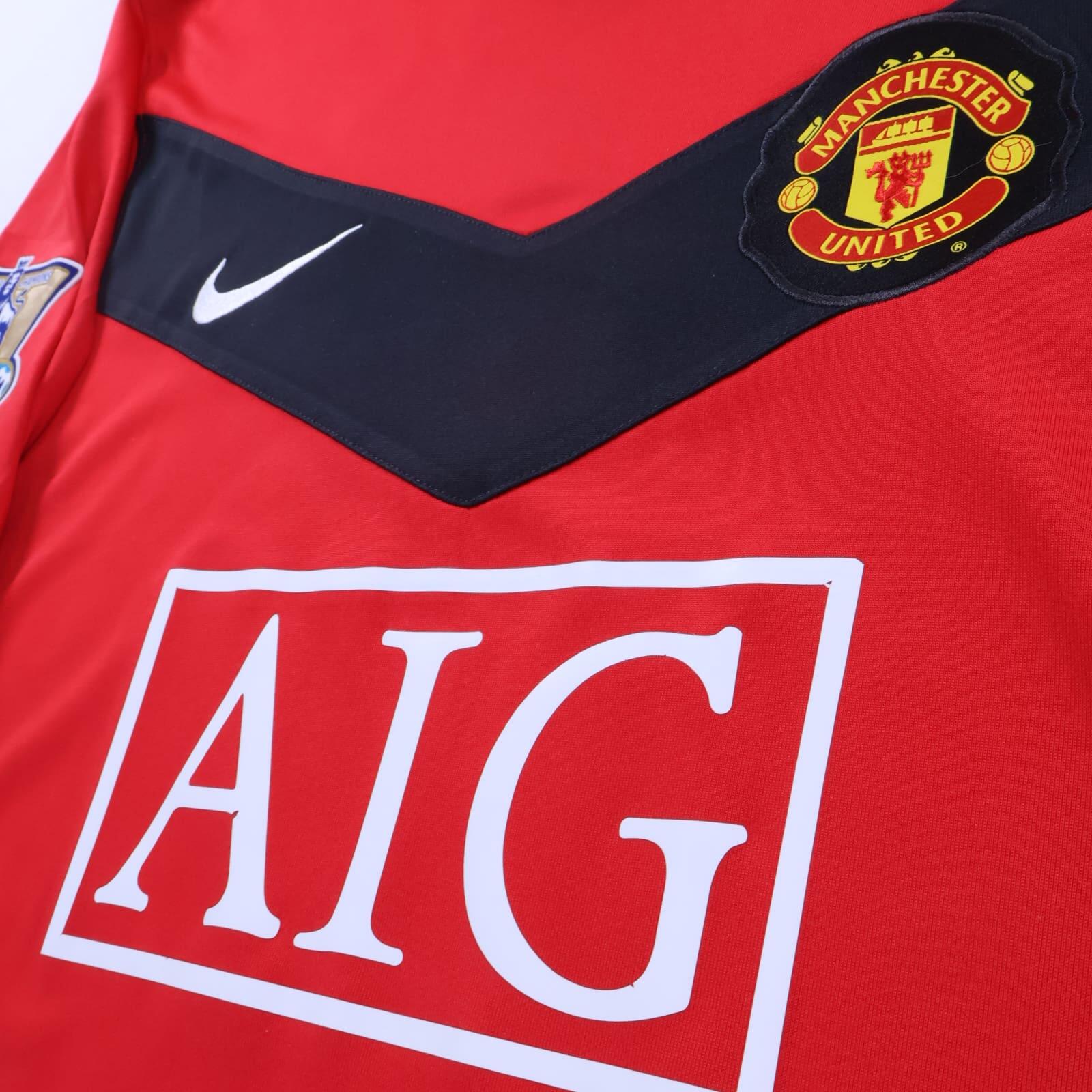 Manchester United Vidic #15 2009/10 Home Shirt - L