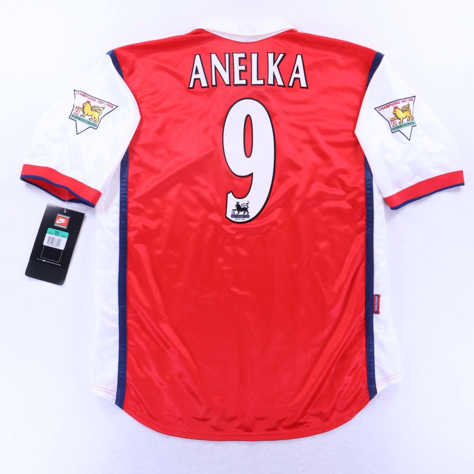 Arsenal Anelka #9 1998/98 Home Shirt - XL