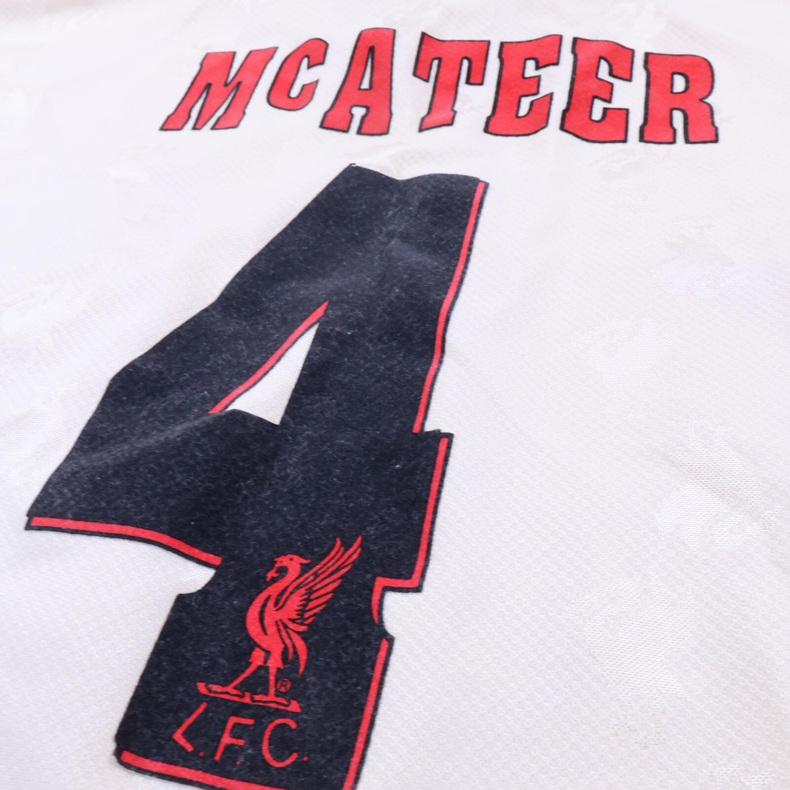 Liverpool F.C Mcateer #4 1996/98 Away Shirt - M