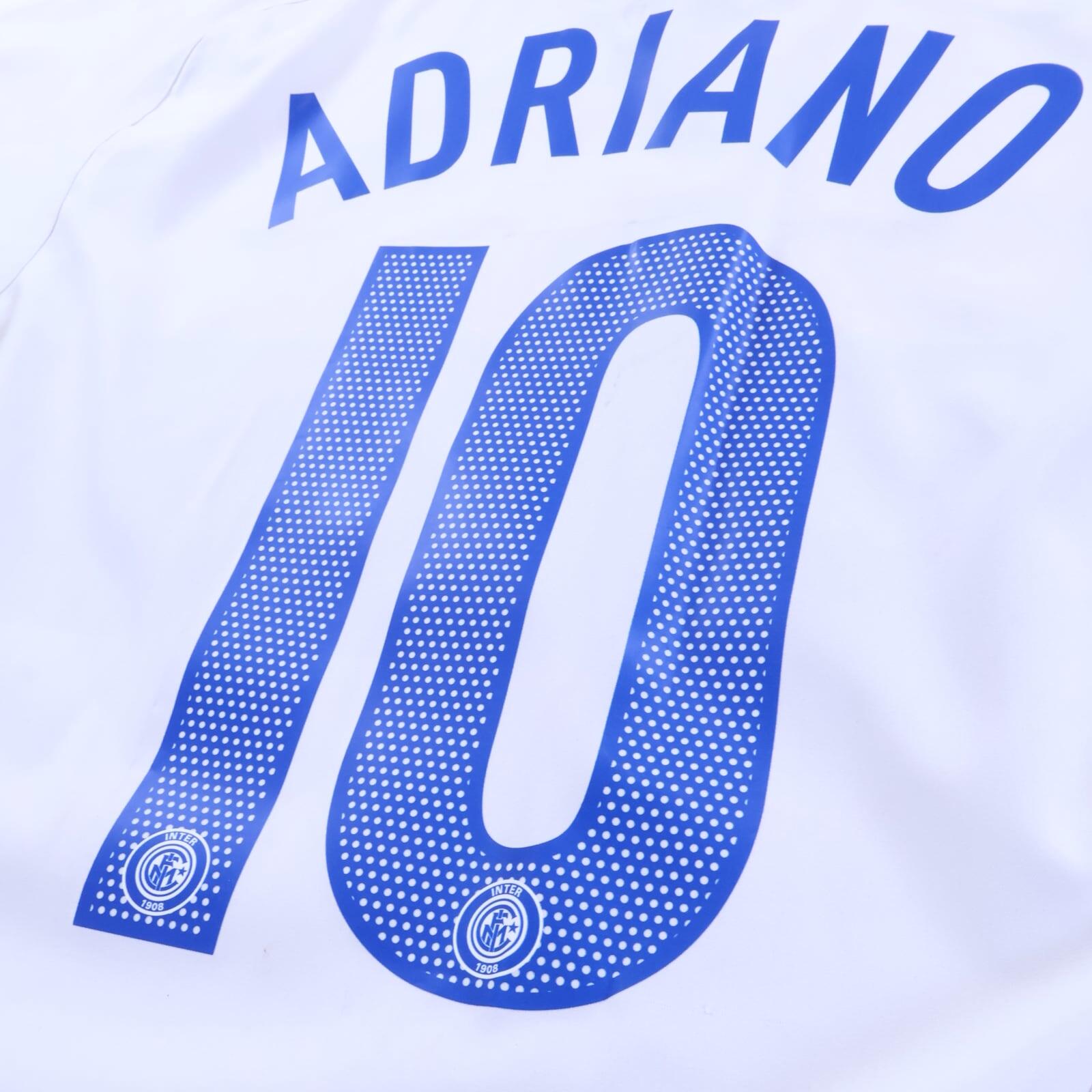 Inter Milan Adriano #10 2005/06 Away Shirt - L