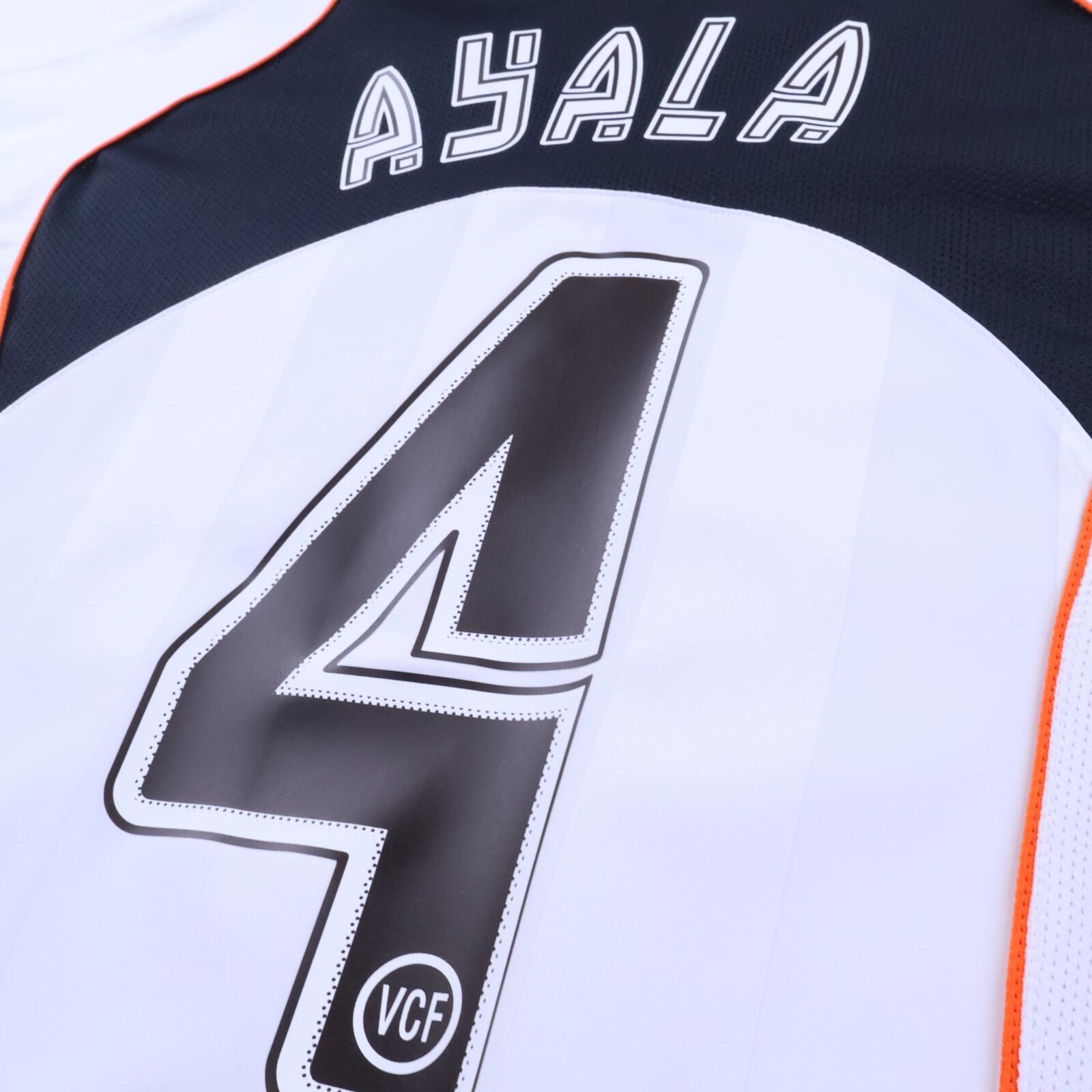 Valencia Cf Ayala #4 2004/05 Home Shirt - M