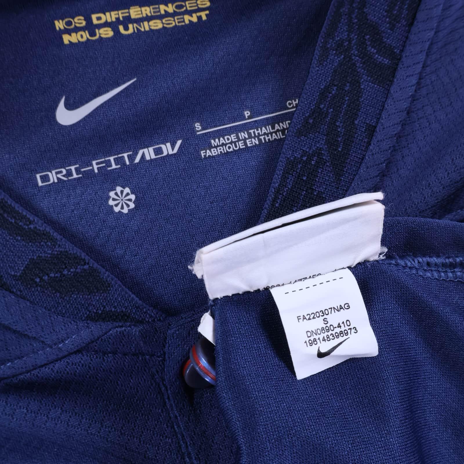 *MINT* France Mbappé #10 2022/23 Home Shirt - S