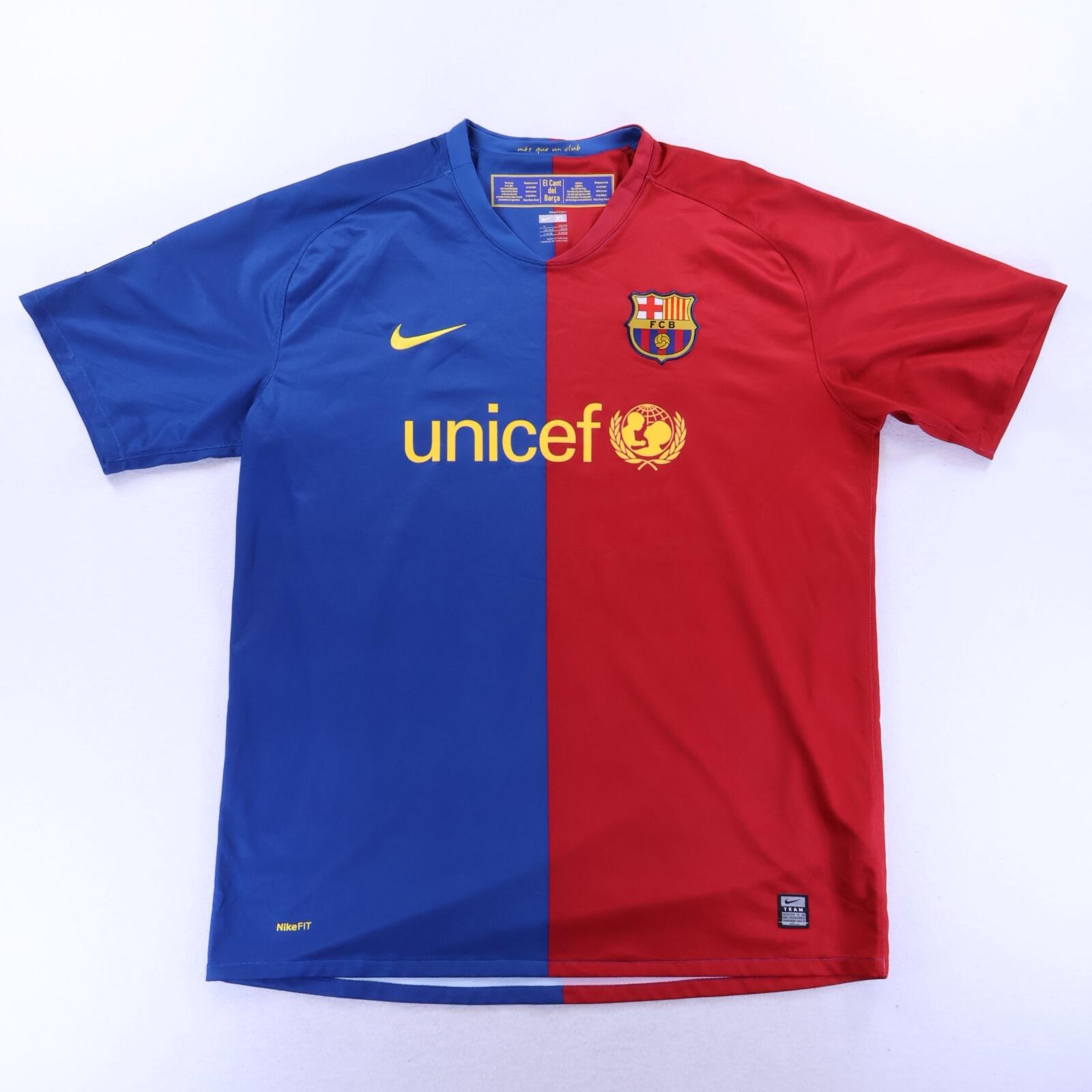 *MINT* Barcelona Messi #10 2008/09 Home Shirt - XL