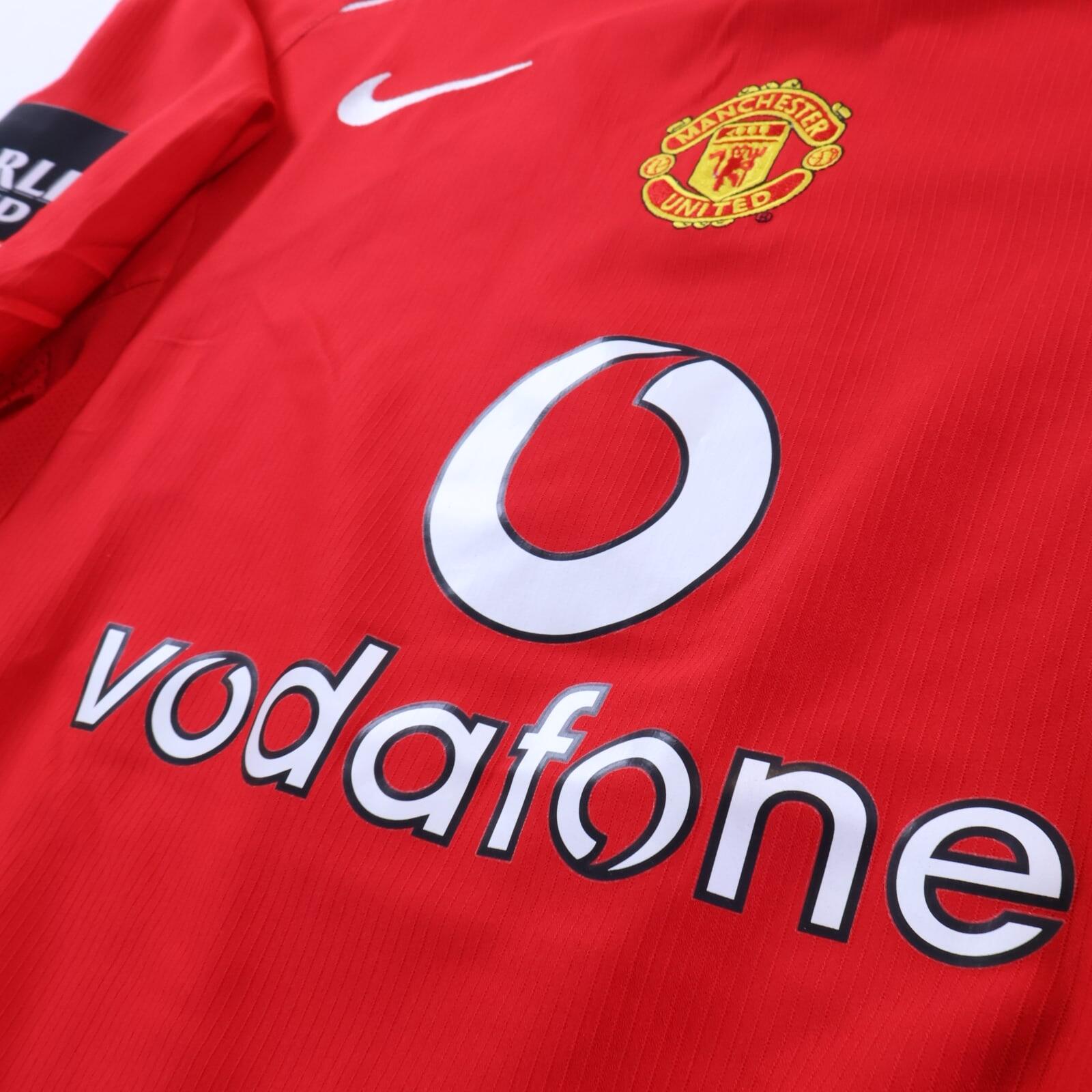 *MINT* Manchester United Saha #9 2004/06 Home Shirt - XL