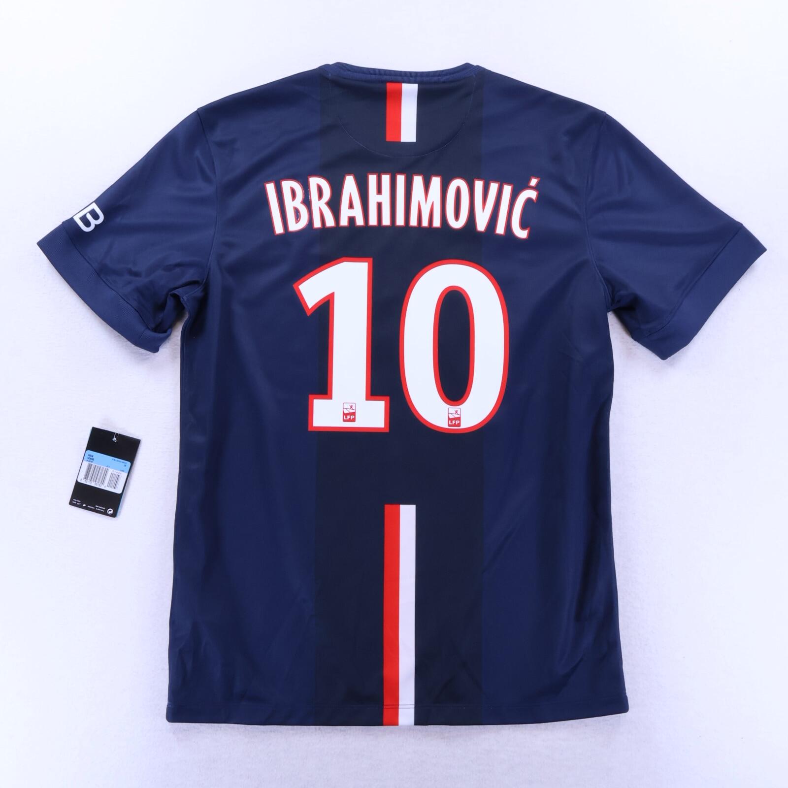 *NWT* Paris Saint-Germain F.C Ibrahimović #10 2014/15 Home Shirt - M