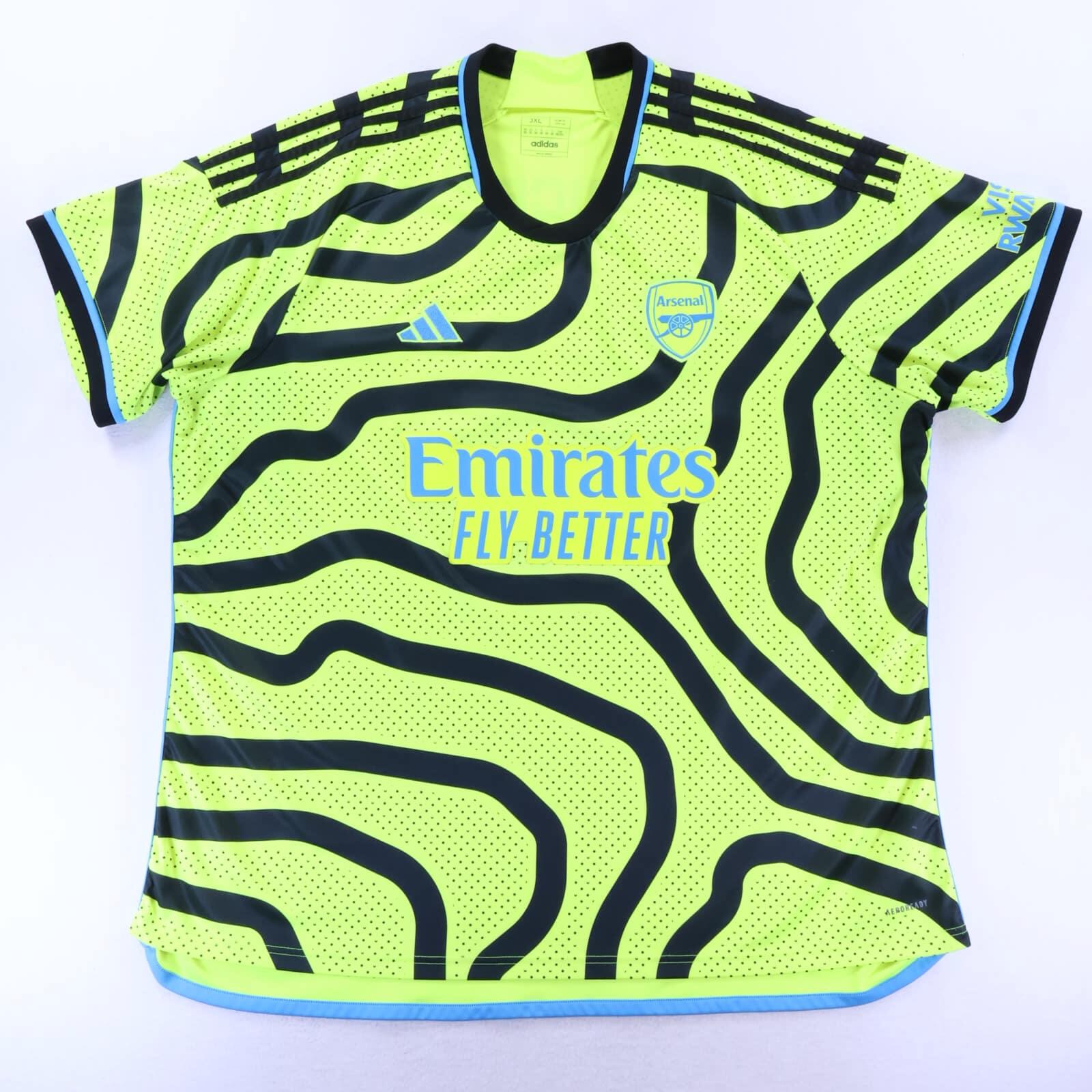 Arsenal Rice #41 2023/24 Away Shirt - 3XL