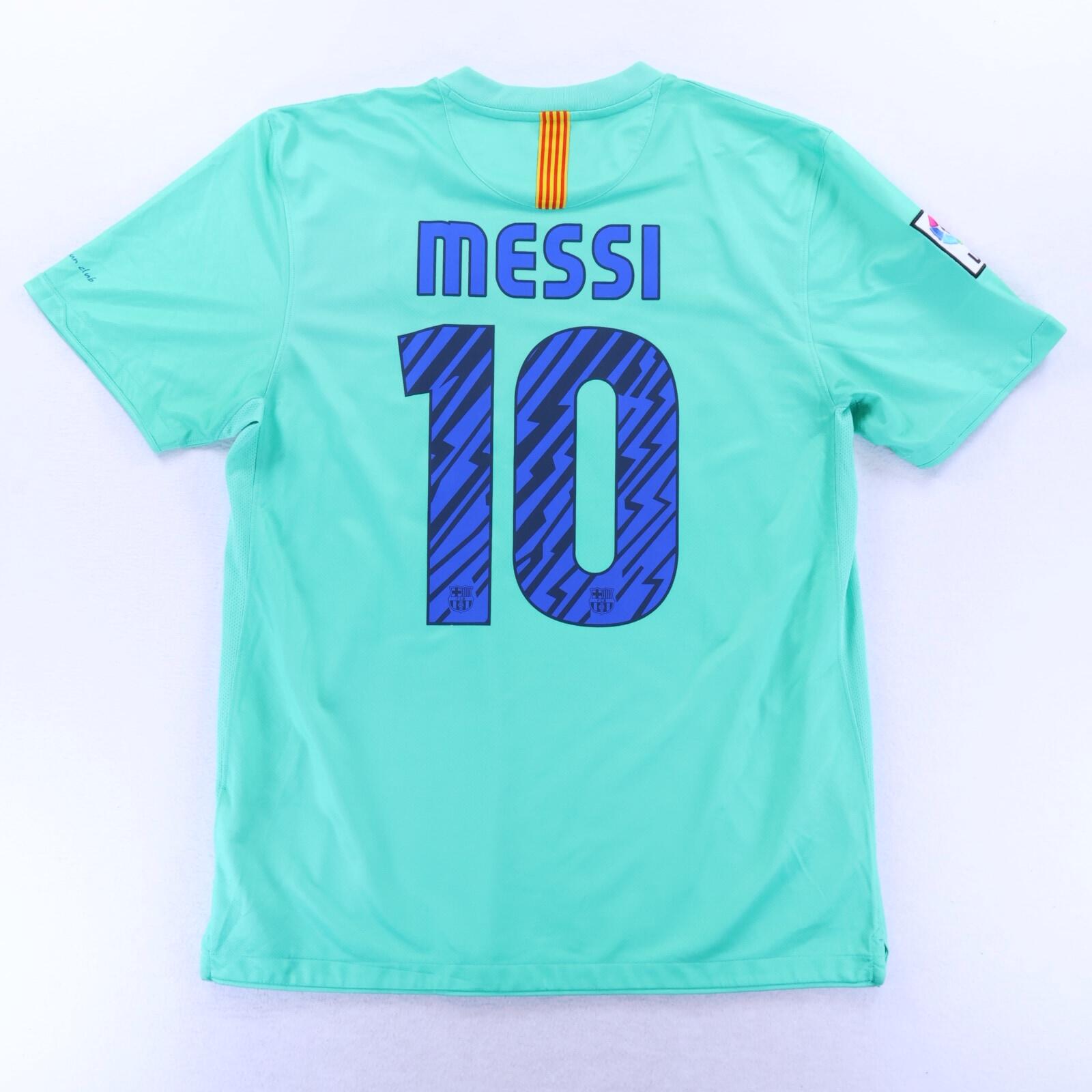Barcelona Messi #10 2010/11 Away Shirt - L
