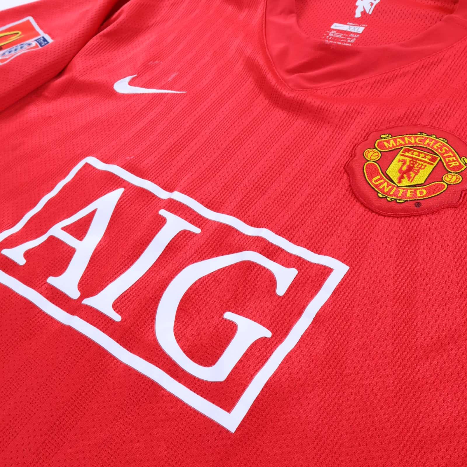 Manchester United Nani #17 2007/09 Home Shirt - 2XL