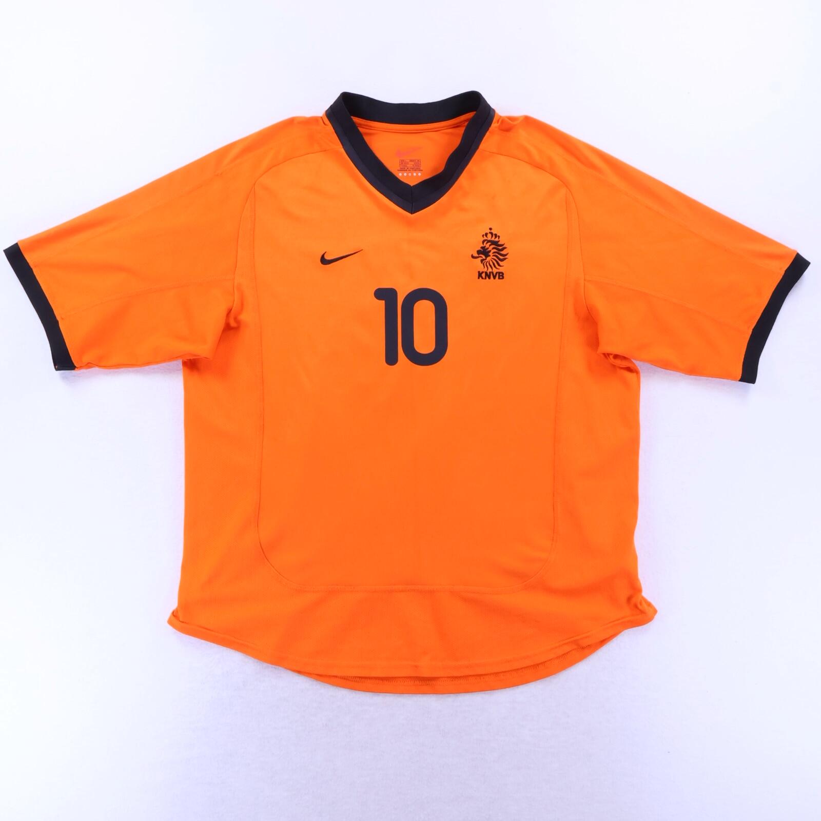 Netherlands Bergkamp #10 2000/02 Home Shirt - L