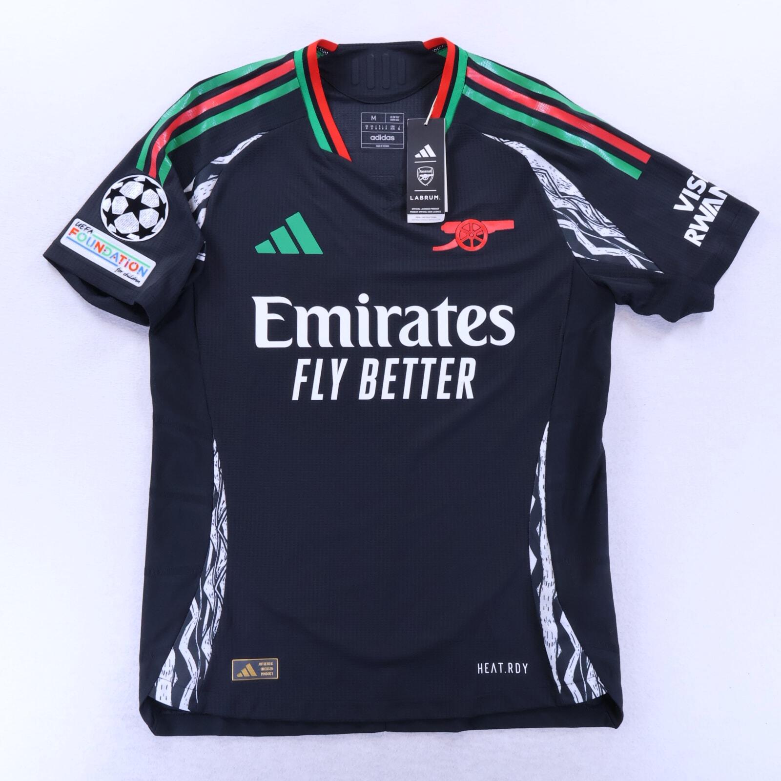 *NWT* Arsenal Saliba #2 2024/25 Kit Room Away Shirt - M