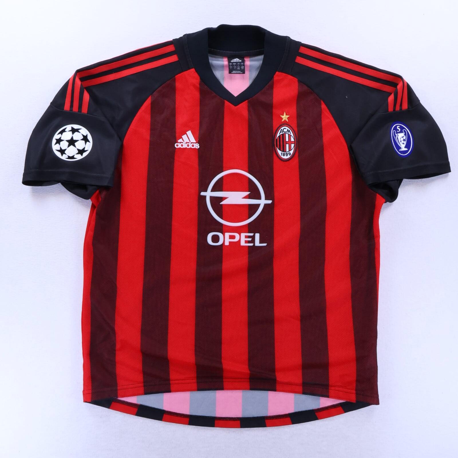 Ac Milan Maldini #3 2002/03 Home Shirt - L