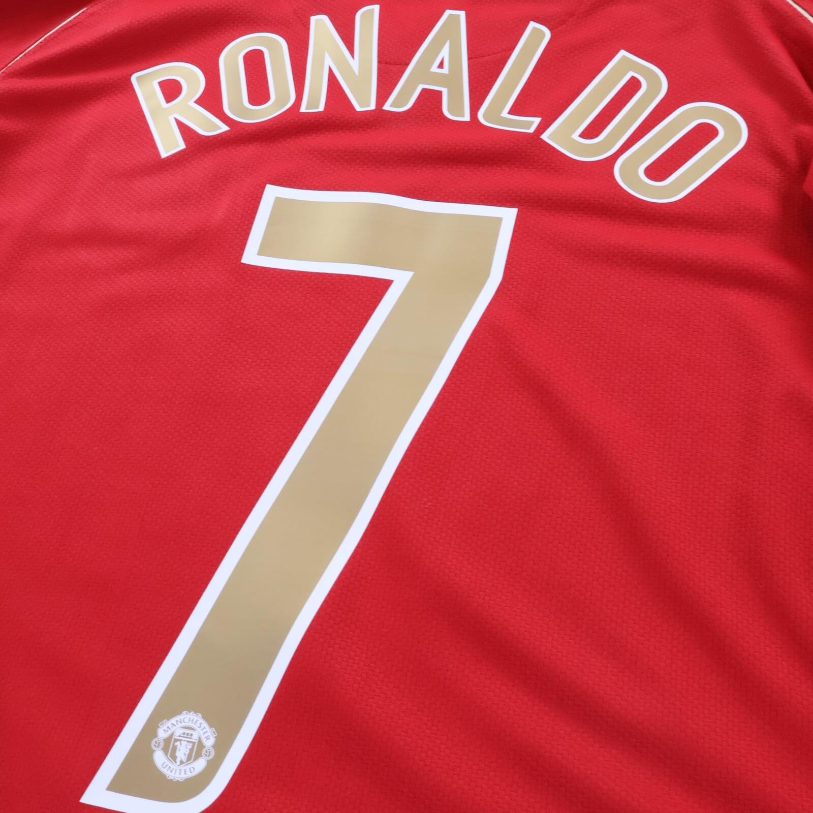 *MINT* Manchester United Ronaldo #7 2006/07 Home Shirt - M