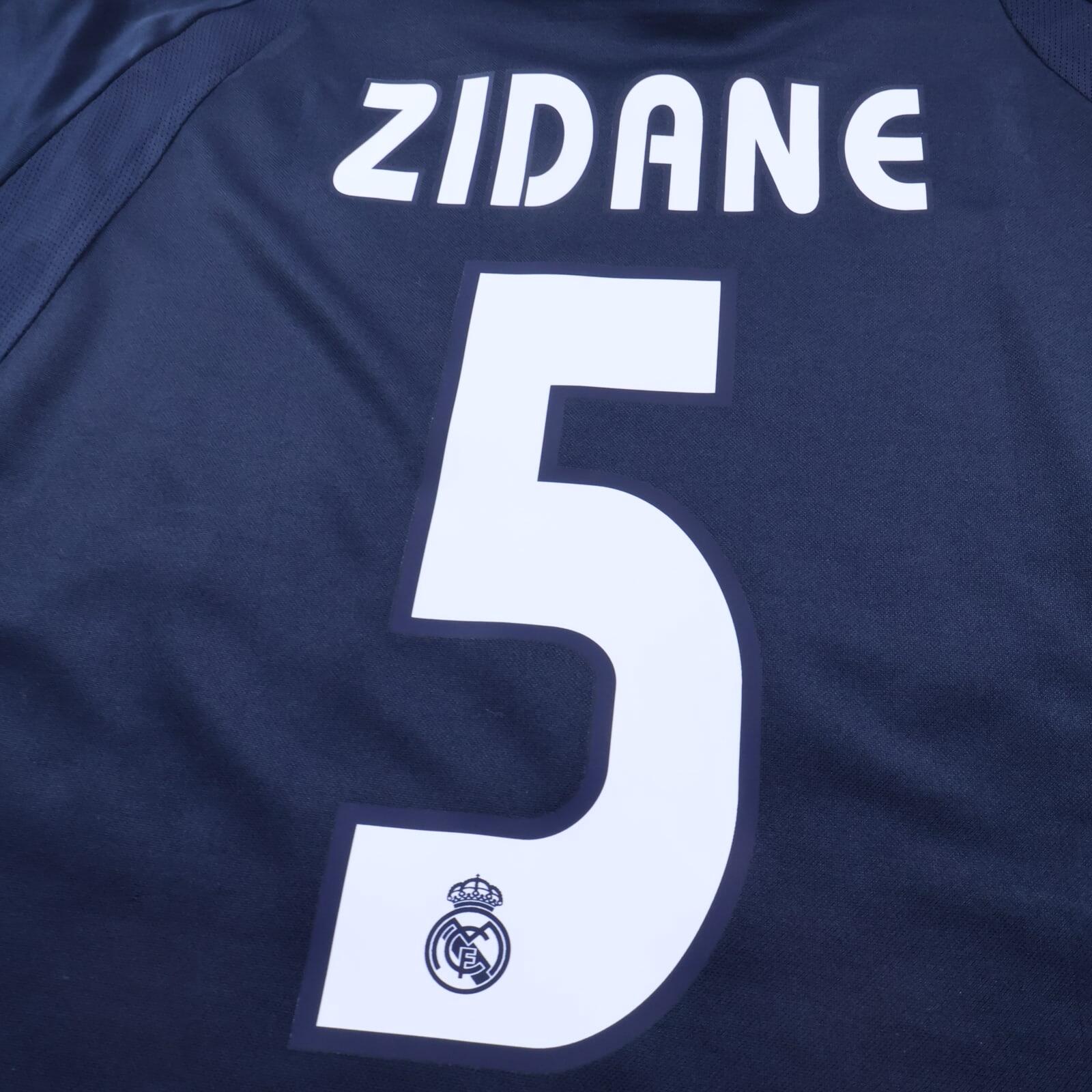 Real Madrid Zidane #5 2003/04 Away Shirt - L