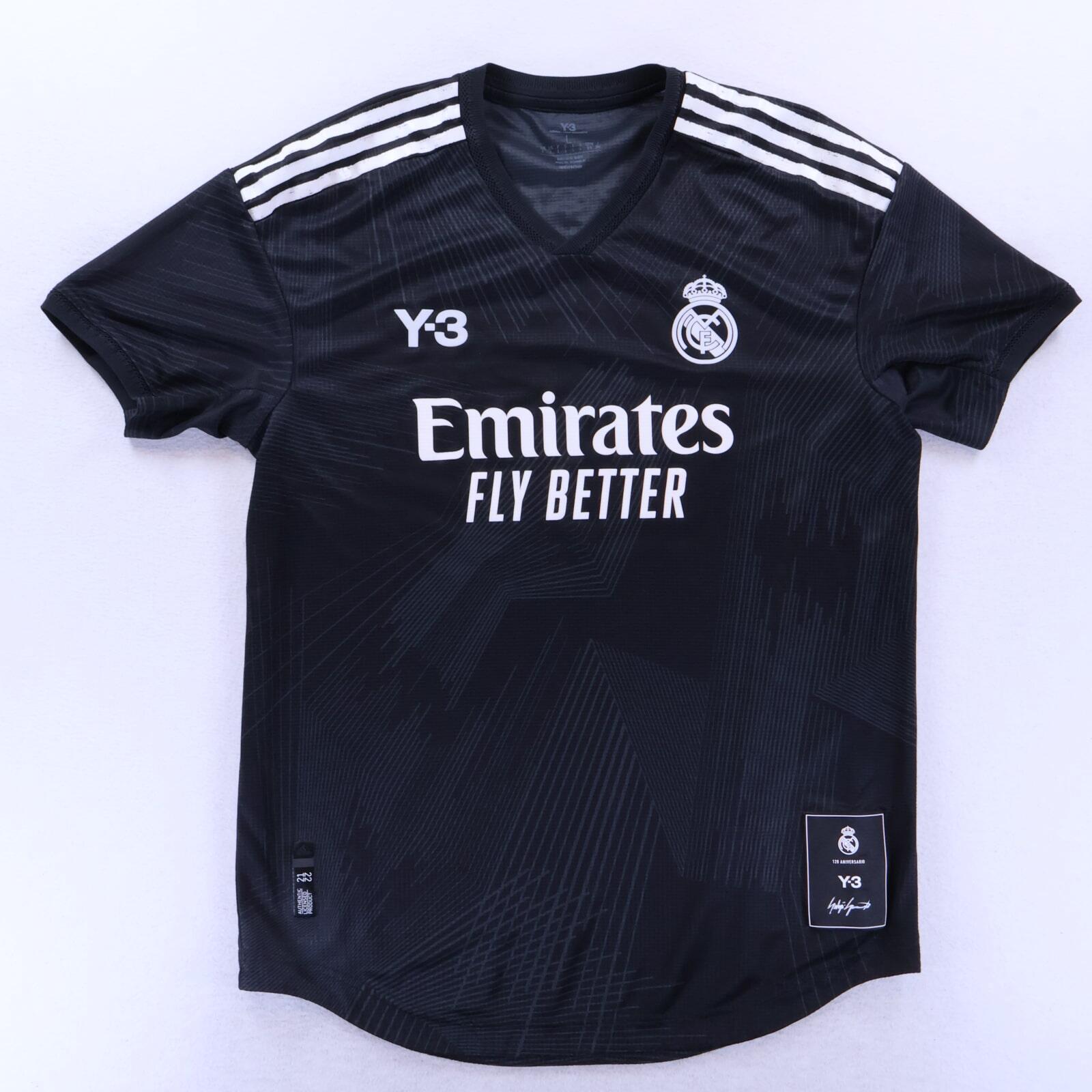 *MINT* Real Madrid Kroos #8 2021/22 Y-3 Fourth Shirt - Player Issue - L
