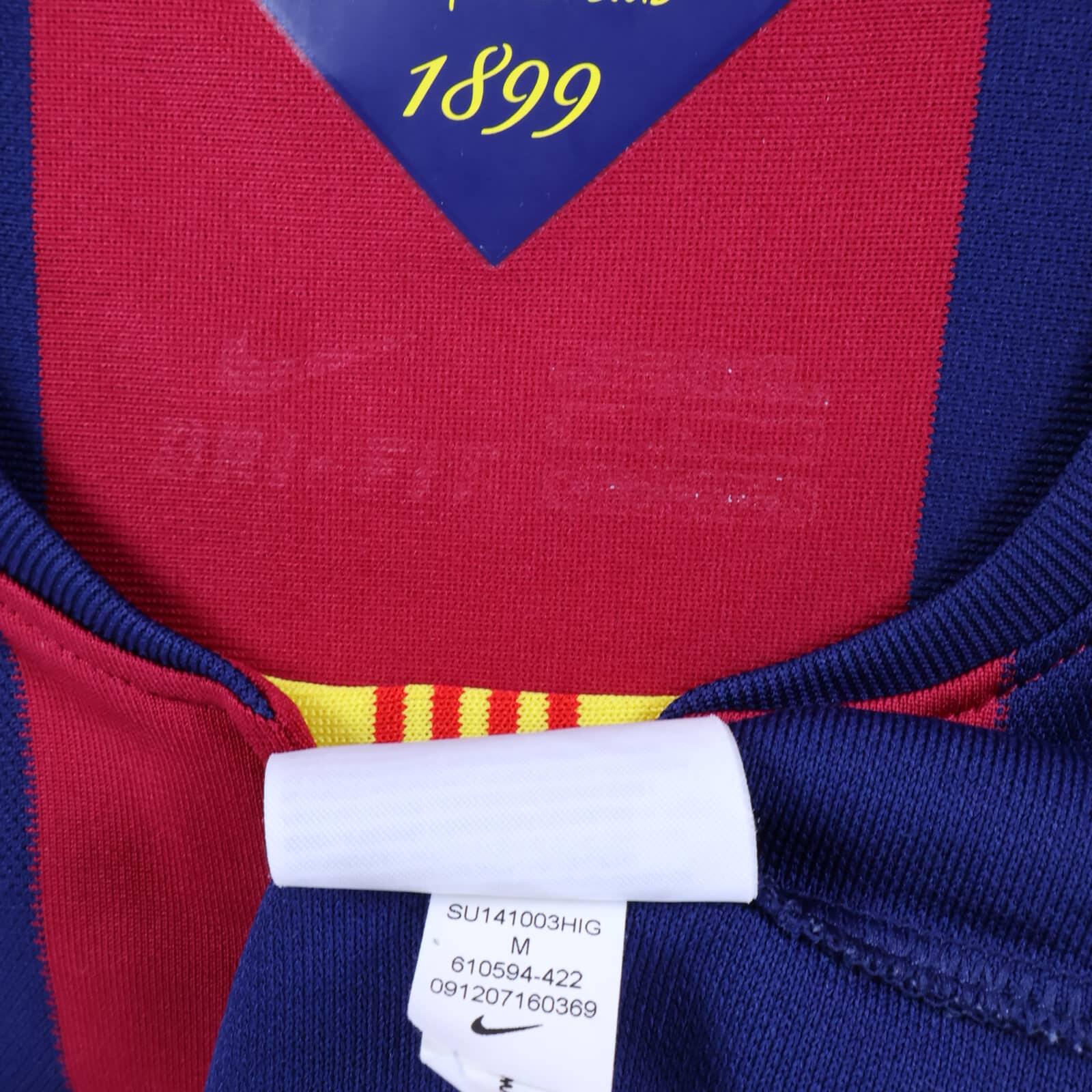 *MINT* Barcelona Suarez #9 2014/15 Home Shirt - M