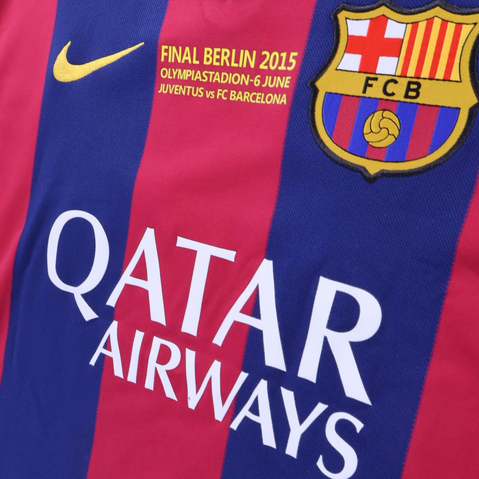*MINT* Barcelona Messi #10 2014/15 Home Shirt - Long Sleeve - XL