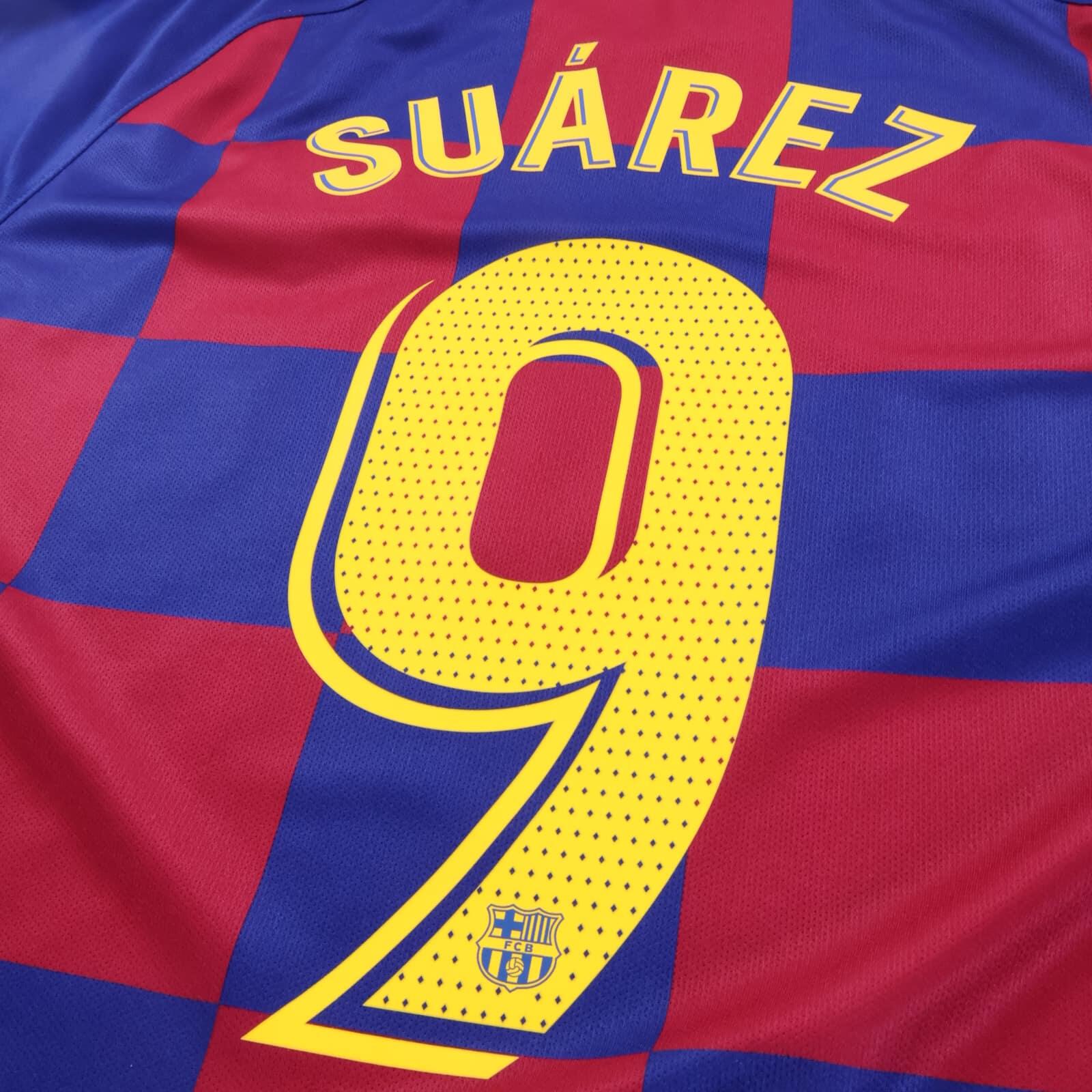 *MINT* Barcelona Suarez 2010/20 Home Shirt - L