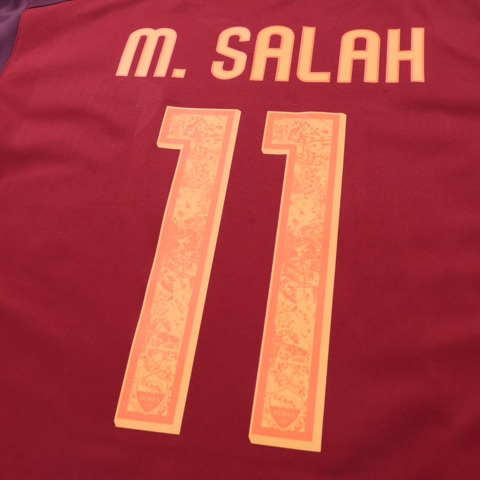 *MINT* As Roma M. Salah #11 2015/16 Home Shirt - XL