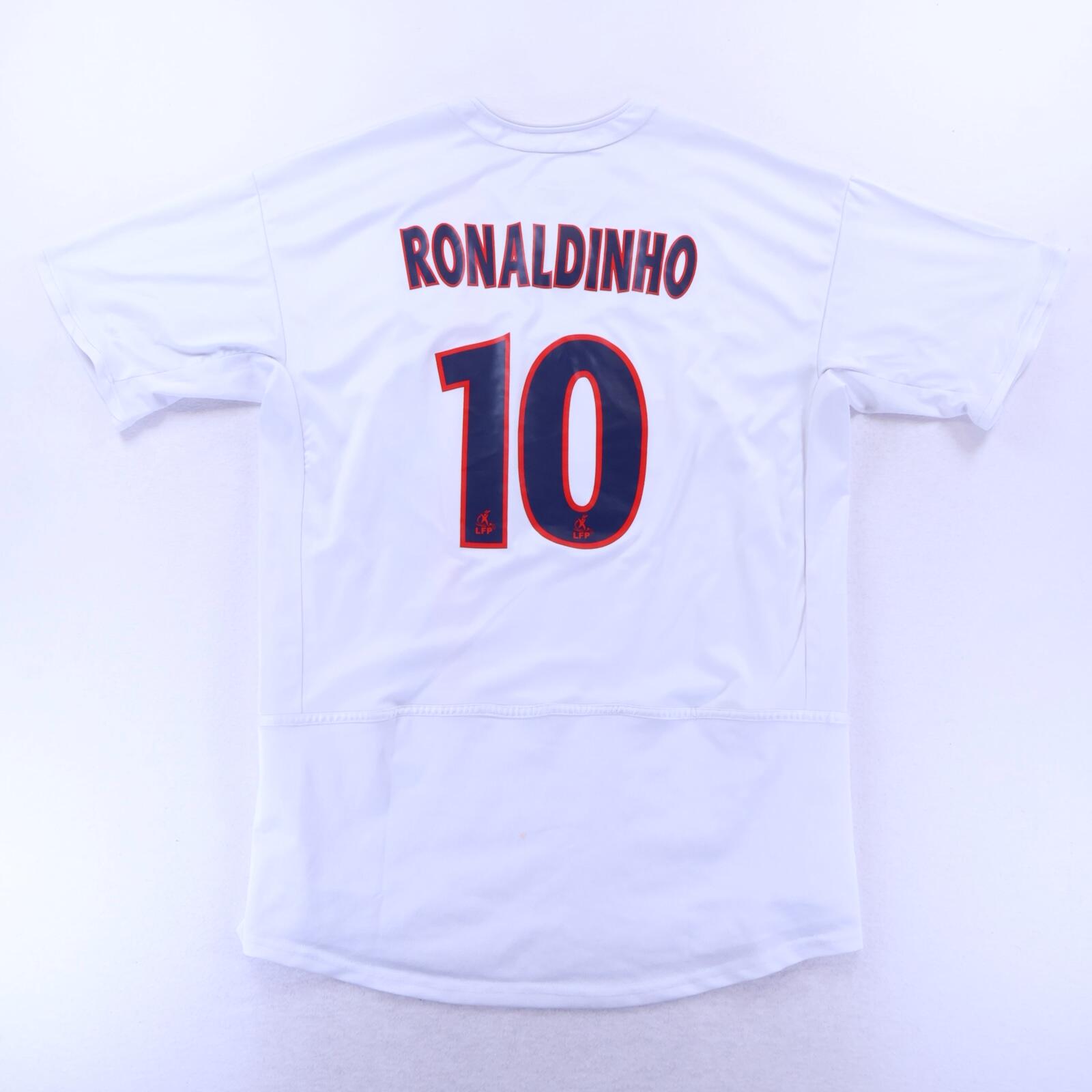 Paris Saint-Germain F.C Ronaldinho #10 2002/03 Away Shirt - 2XL