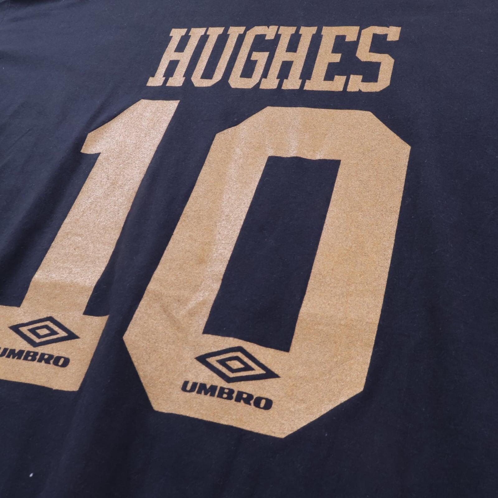 Manchester United Hughes #10 1993/95 Graphic T-Shirt - XL
