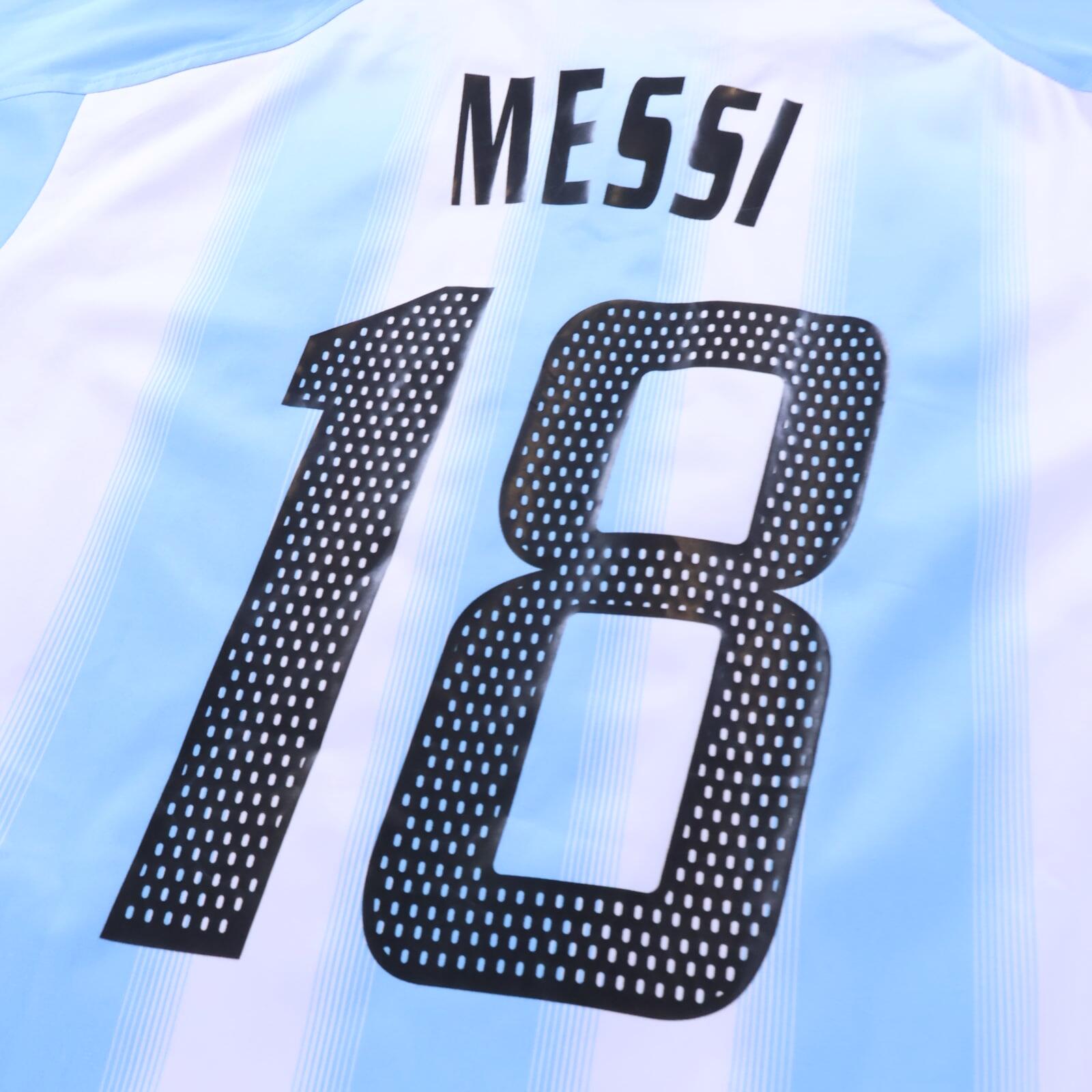 Argentina Messi #18 2004 Home Shirt - L