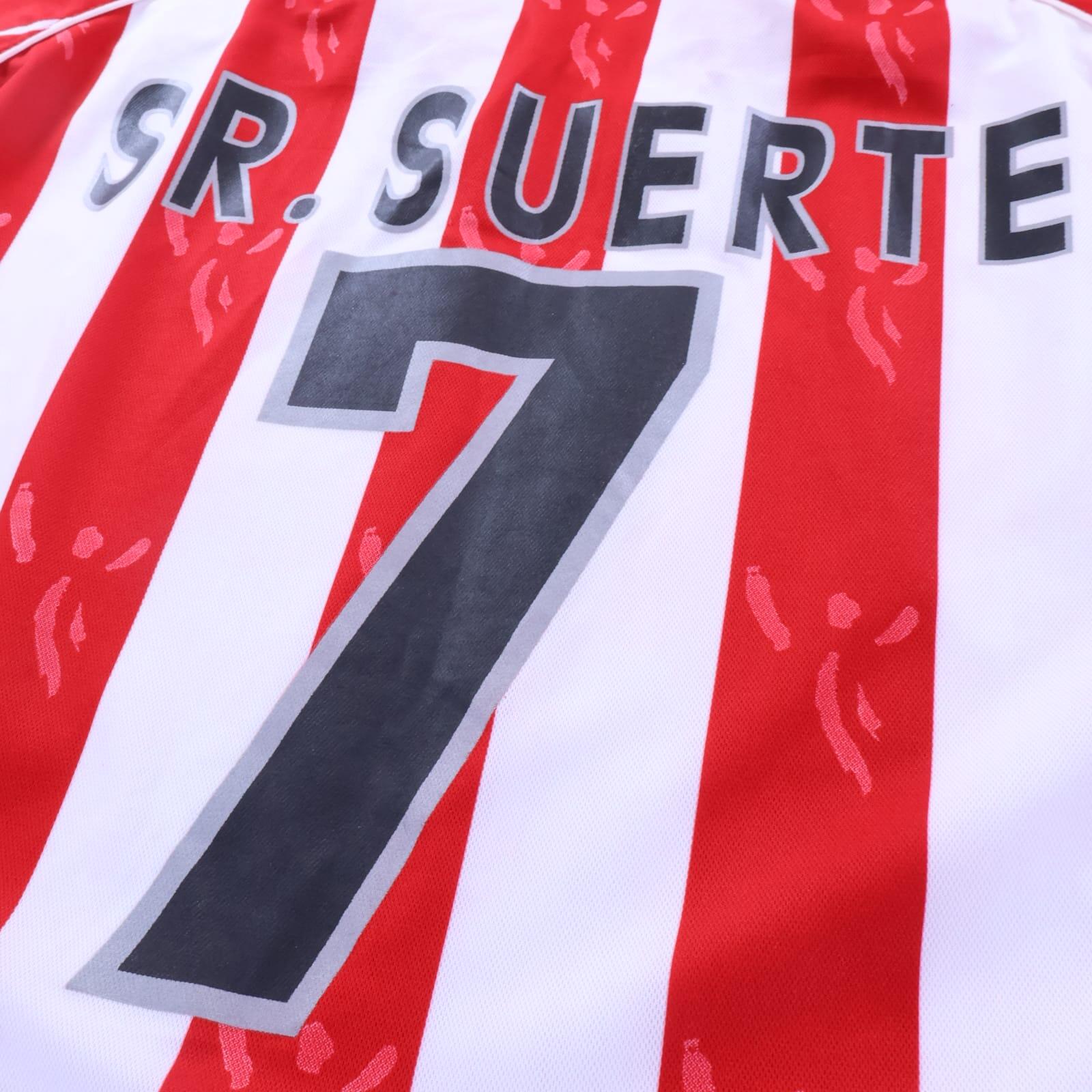 Athletico Bilbao Sr.Suerte #7 2001/02 Home Shirt - XL