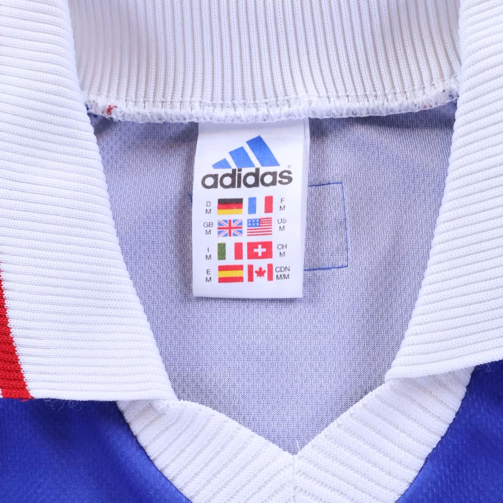 France Zidane #10 1998 World Cup Home Shirt - M