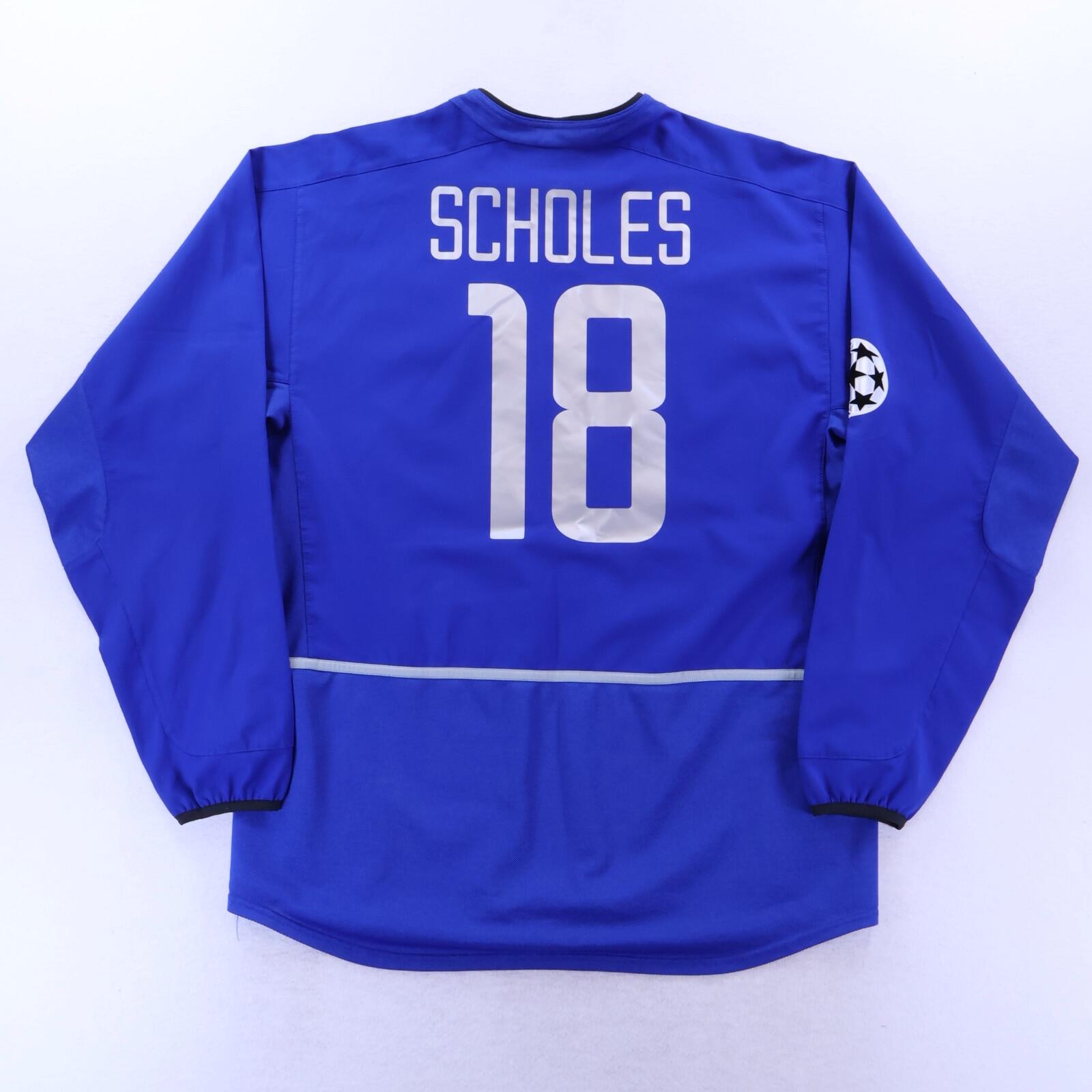 *MINT* Manchester United Scholes #18 2002/03 Third Shirt - L