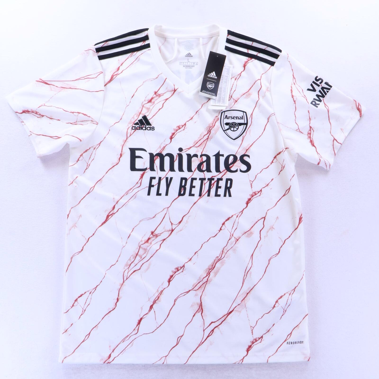 *NWT* Arsenal Aubameyang #14 2020/21 Away Shirt - L