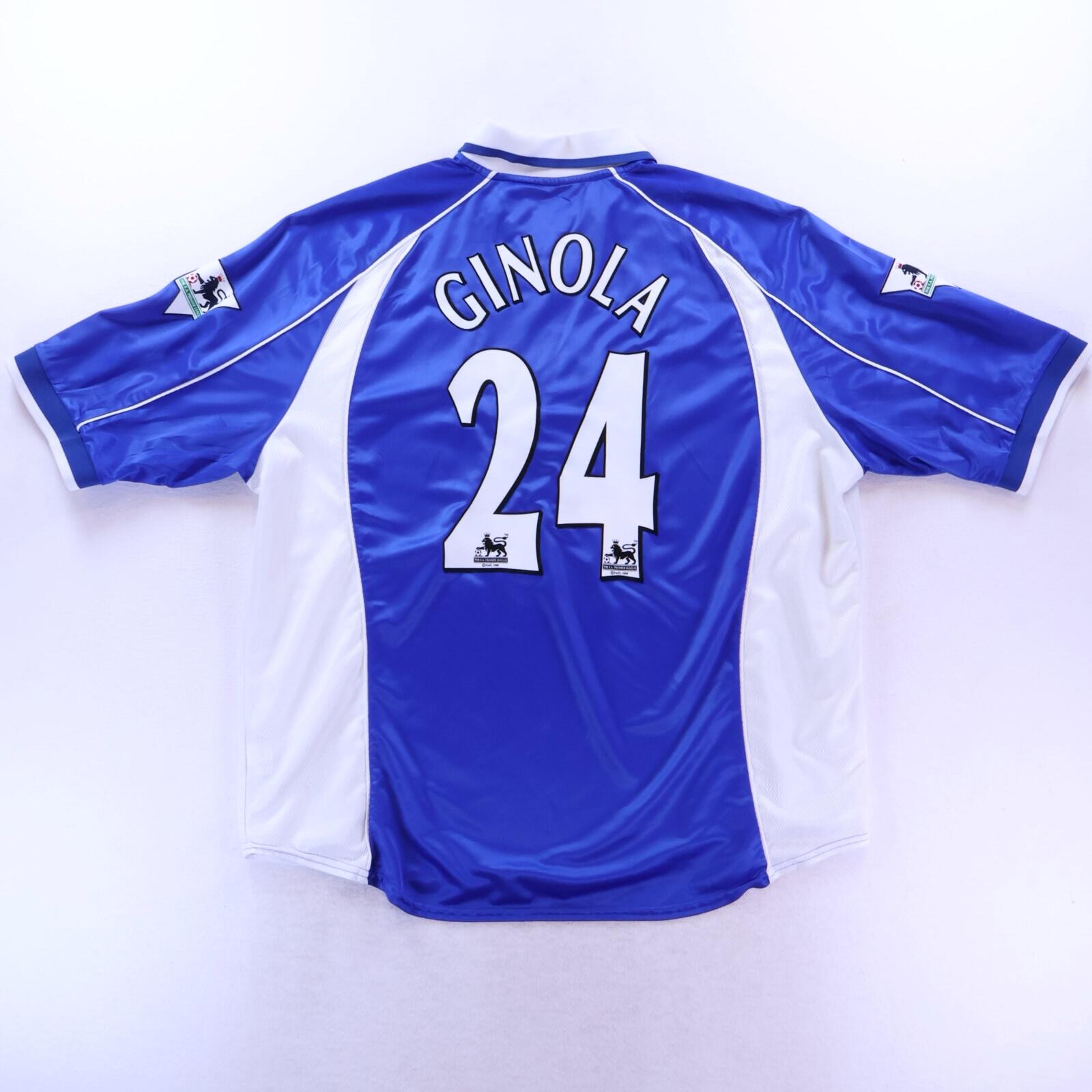 Everton Ginola #24 2000/02 Home Shirt - XXL