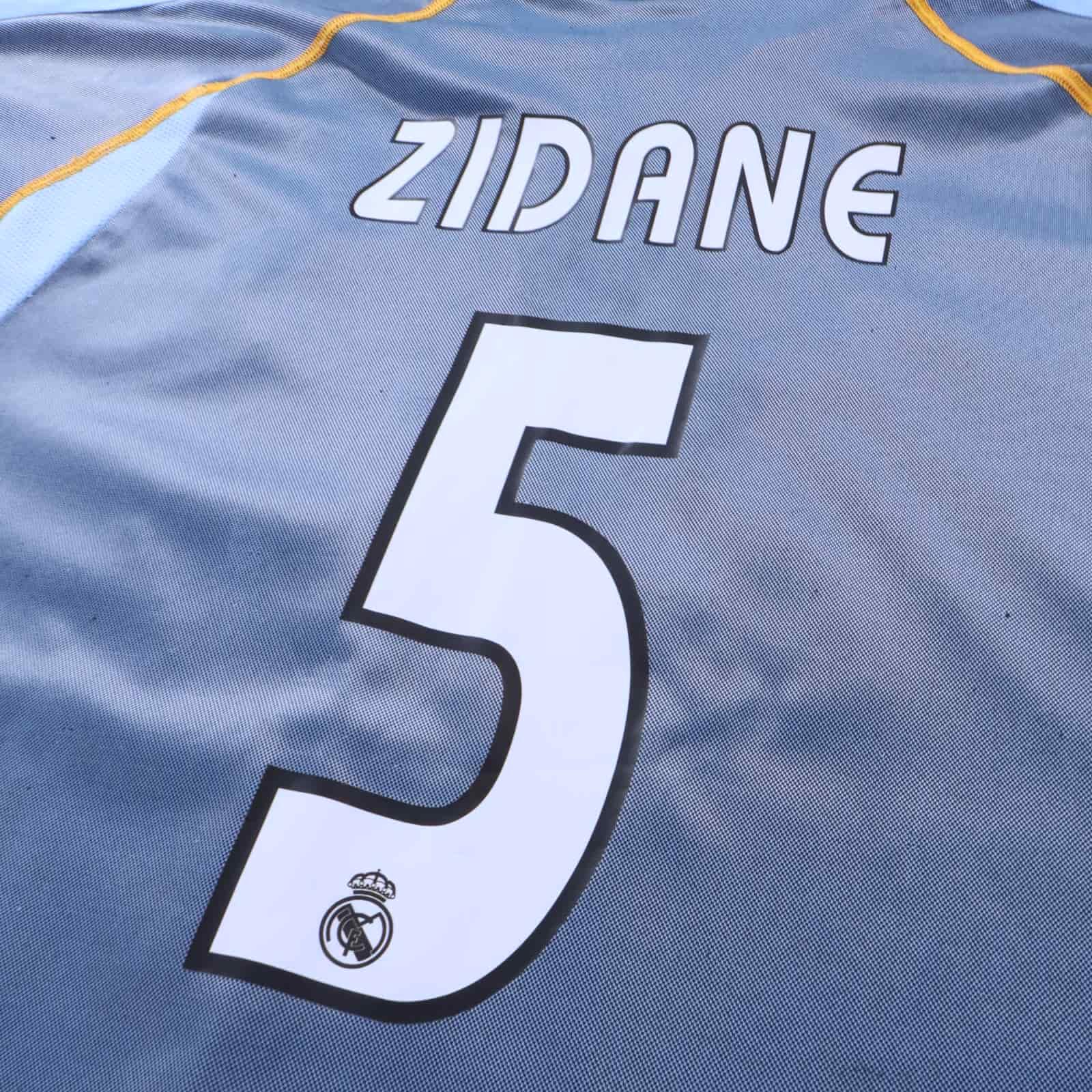 Real Madrid Zidane #5 2003/04 Third Shirt - L