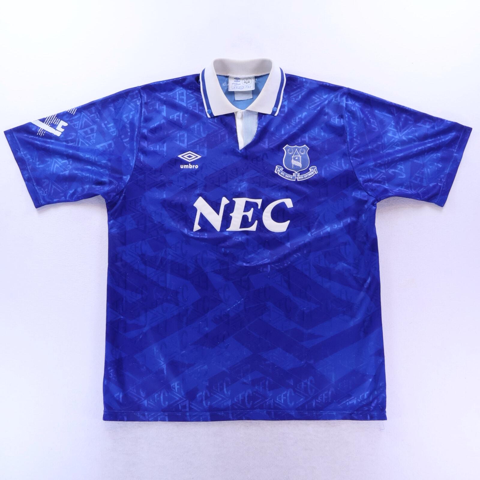 Everton 1991/93 Home Shirt - XL