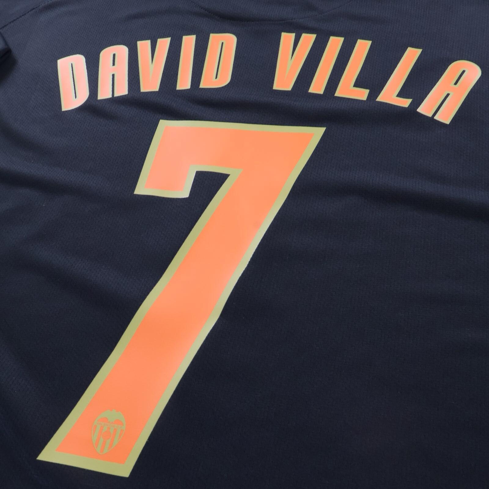 Valencia Cf David Villa #7 2006/07 Away Shirt - 2XL