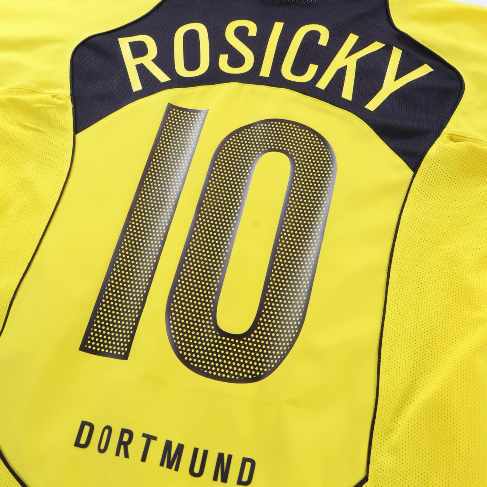 Borussia Dortmund Rosicky #10 2004/05 Home Shirt - S